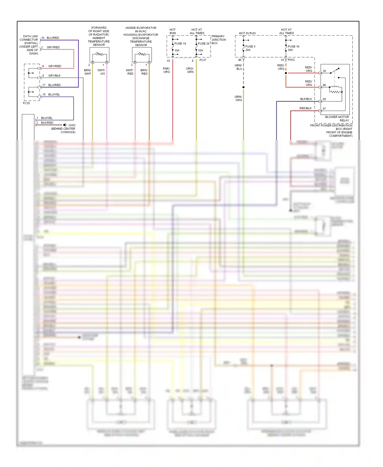 Jaguar S-type I (1998-2004) solid state wiring diagram  (1 of 2)