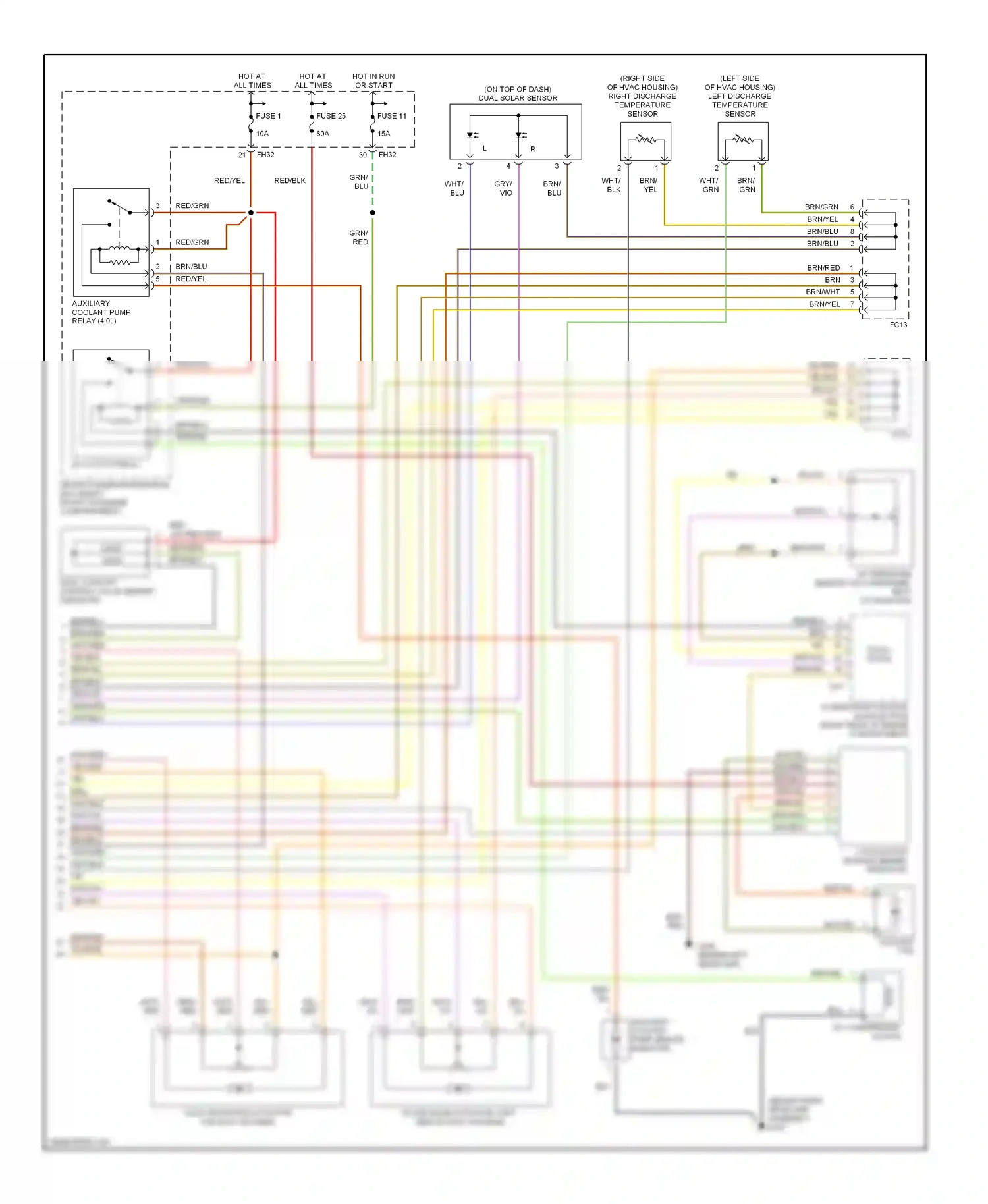 Jaguar S-type I (1998-2004) solid state wiring diagram  (2 of 2)