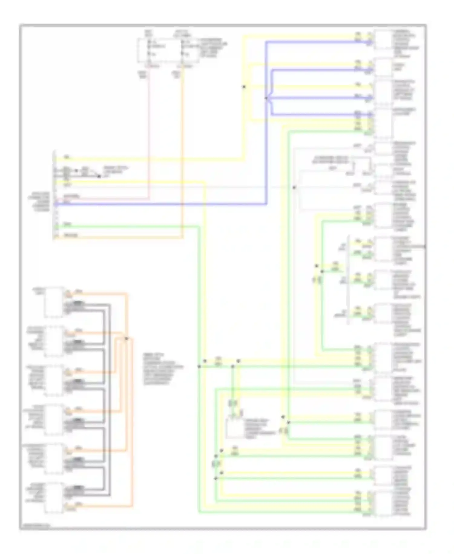 X-type Jaguar I facelift (2008-2009): Computer data lines circuit