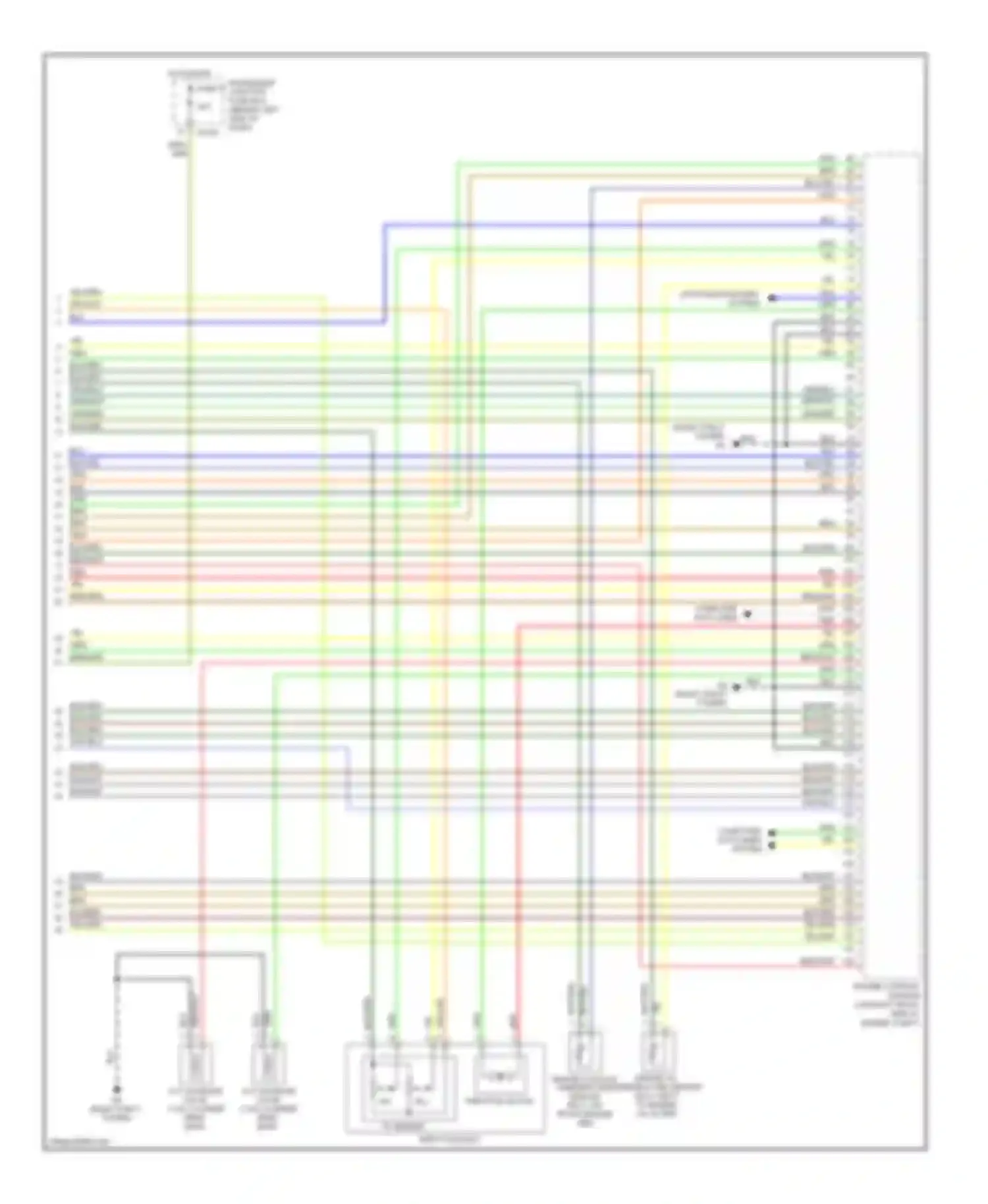 X-type Jaguar I facelift (2008-2009): Wiring diagram engine performance 3.0l (4 of 4)