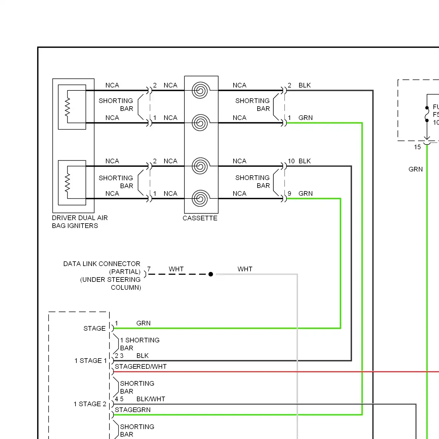 Supplemental restraints circuit (1 of 2)
