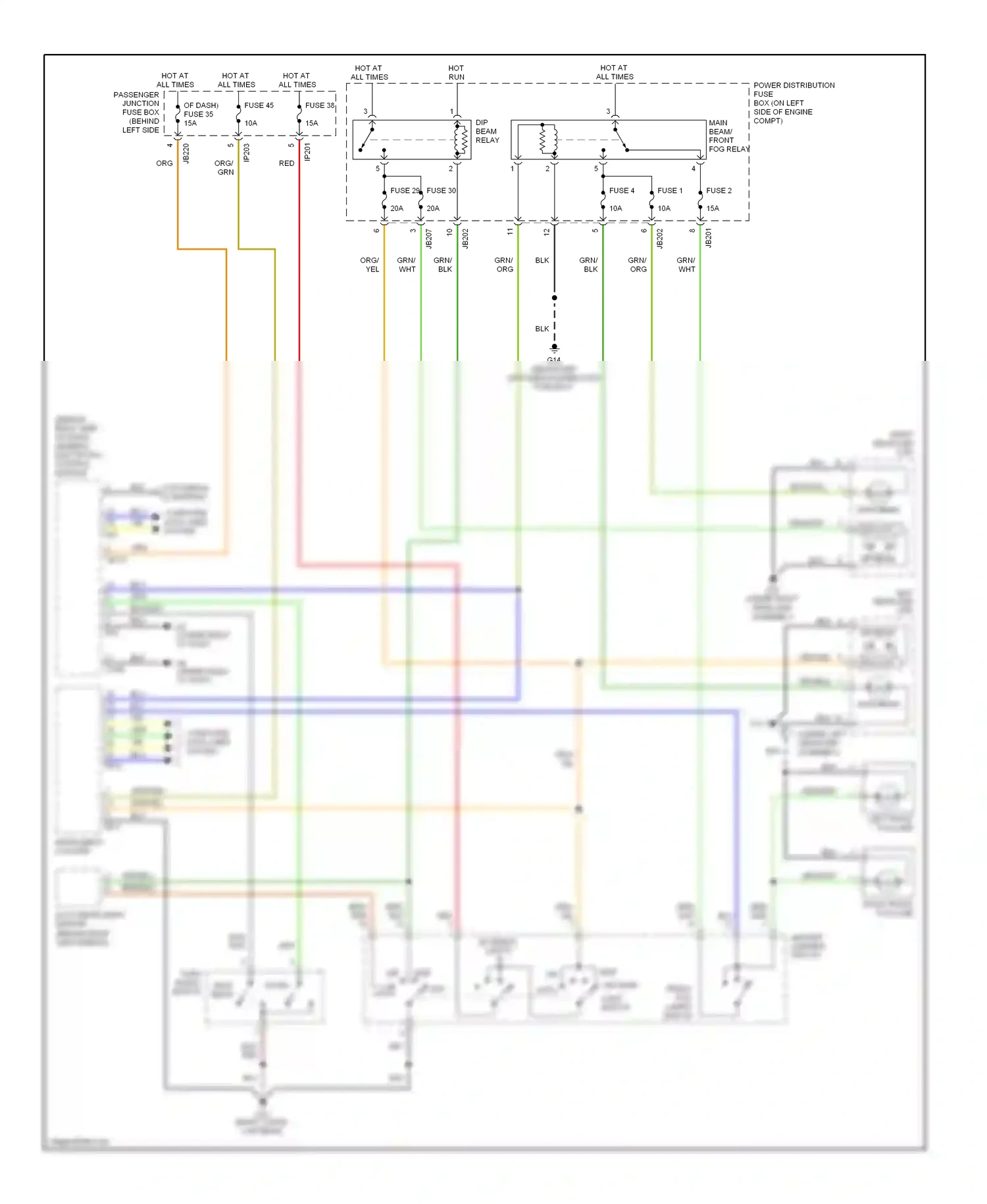 Jaguar X-type I facelift (2008-2009) computer data lines system wiring diagram  (11 of 39)