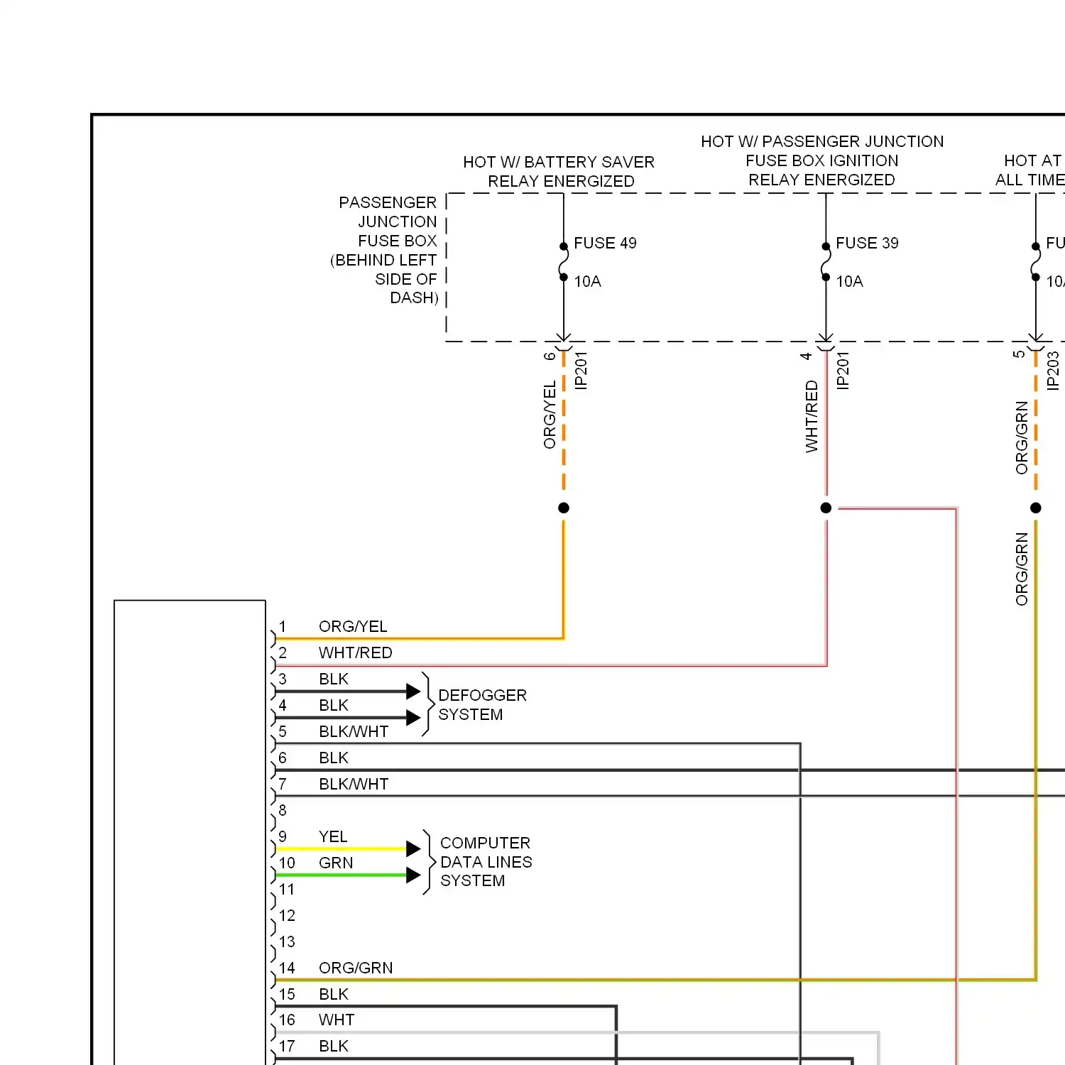 Automatic a/c circuit (1 of 2)