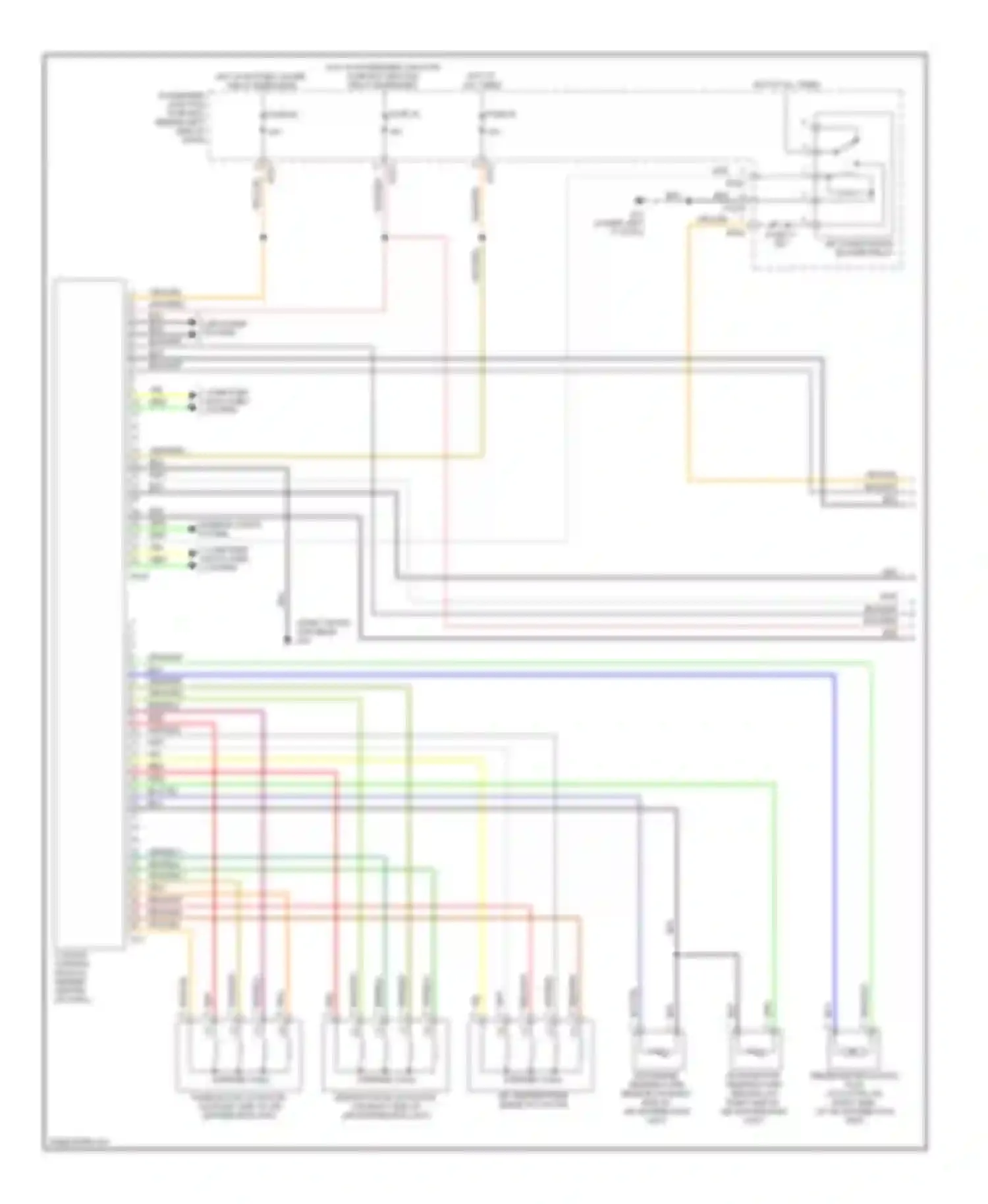 X-type Jaguar I (2001-2009): Automatic a/c circuit (1 of 2)