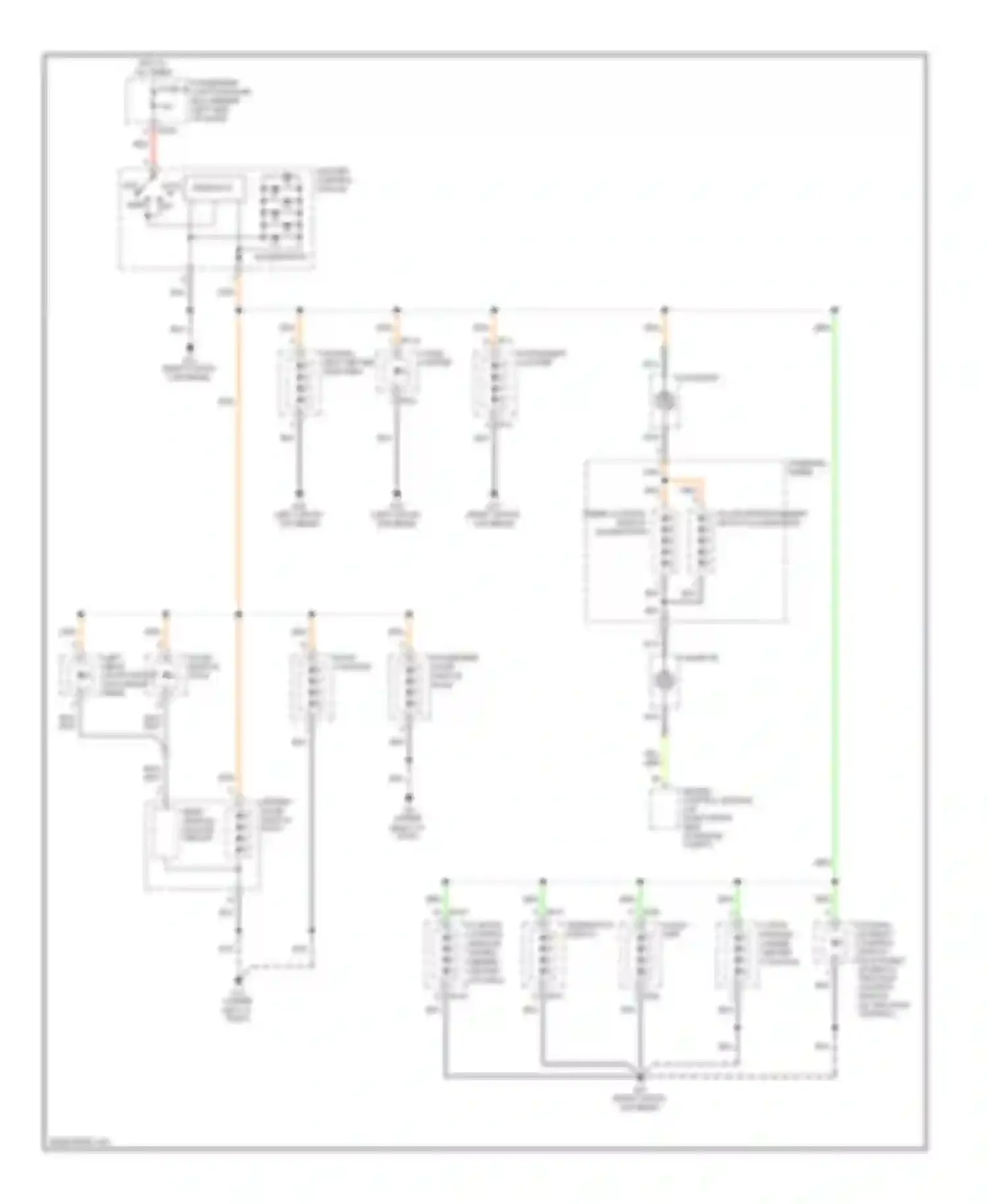 X-type Jaguar I (2001-2009): Instrument illumination circuit