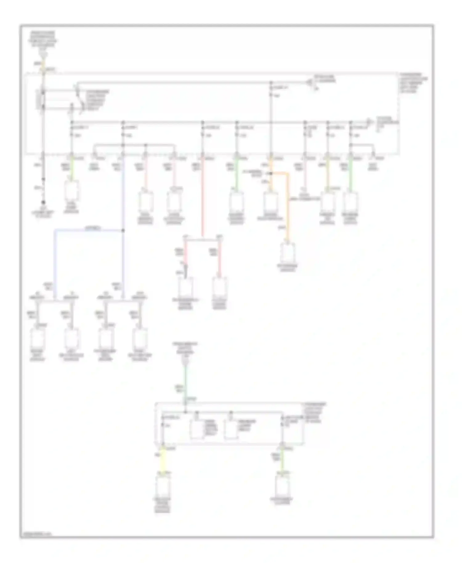 X-type Jaguar I (2001-2009): Power distribution circuit (4 of 5)