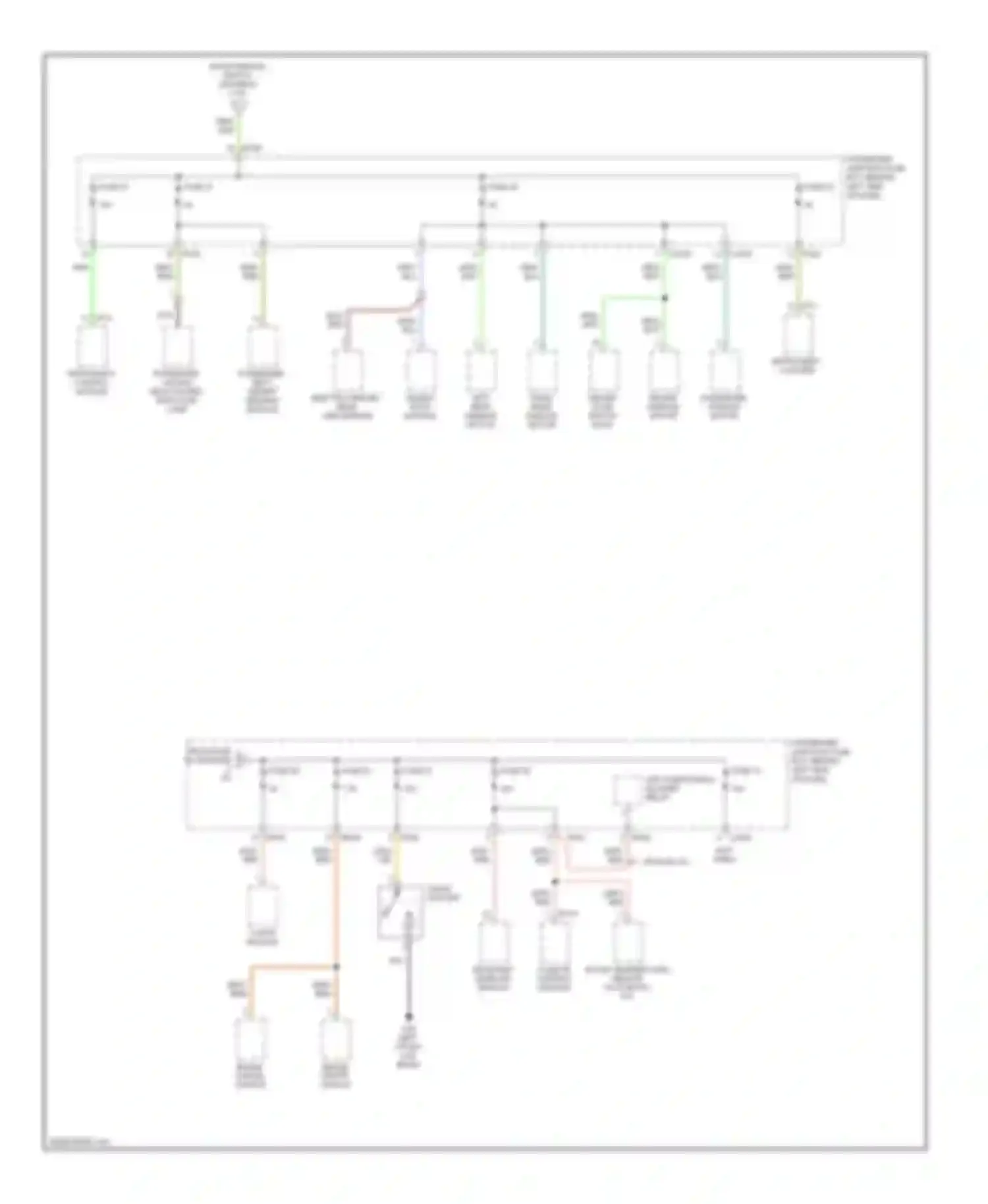 X-type Jaguar I (2001-2009): Power distribution circuit (5 of 5)