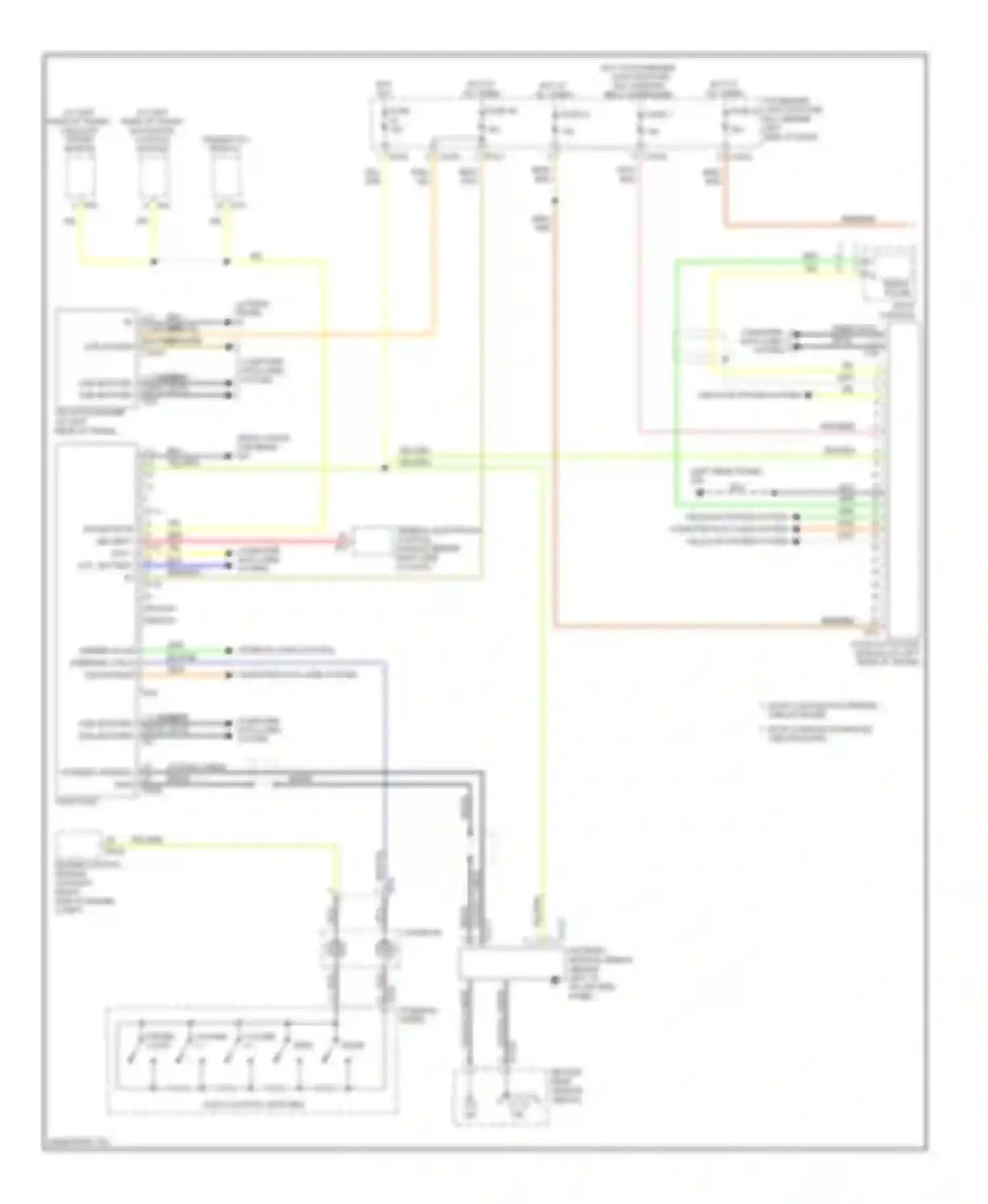 X-type Jaguar I (2001-2009): Premium sound radio circuit (1 of 2)