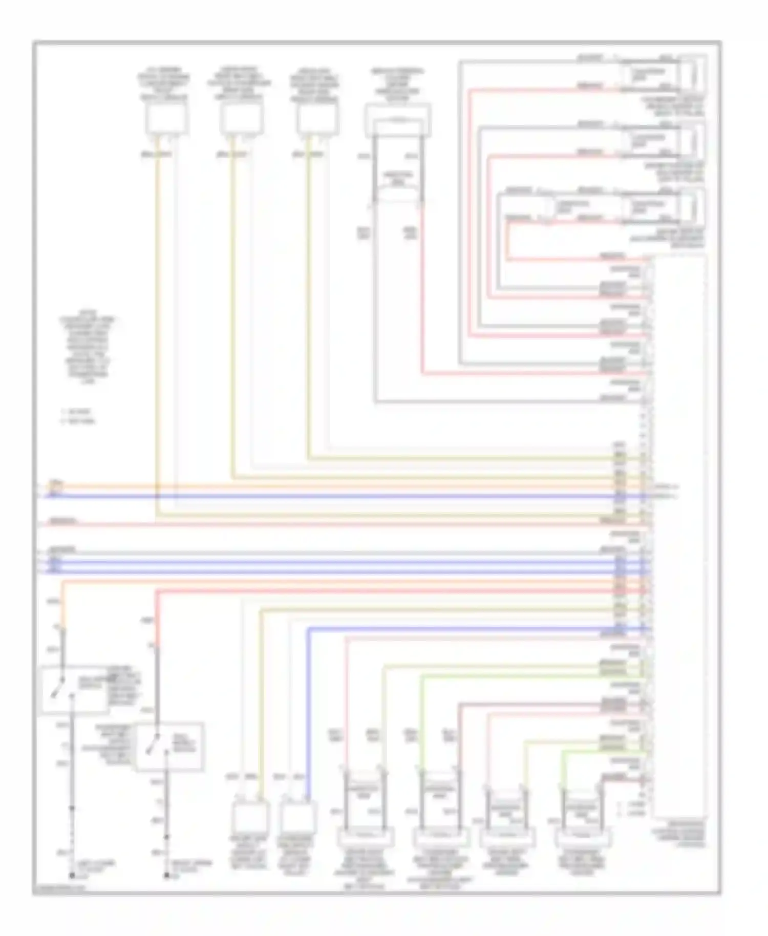 X-type Jaguar I (2001-2009): Supplemental restraints circuit (2 of 2)