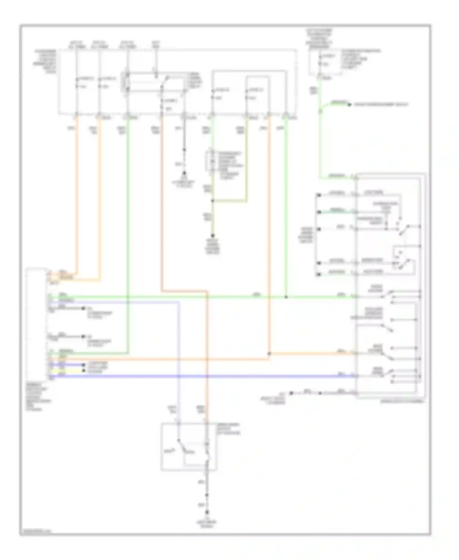 X-type Jaguar I (2001-2009): Rear wiper/washer circuit, wagon