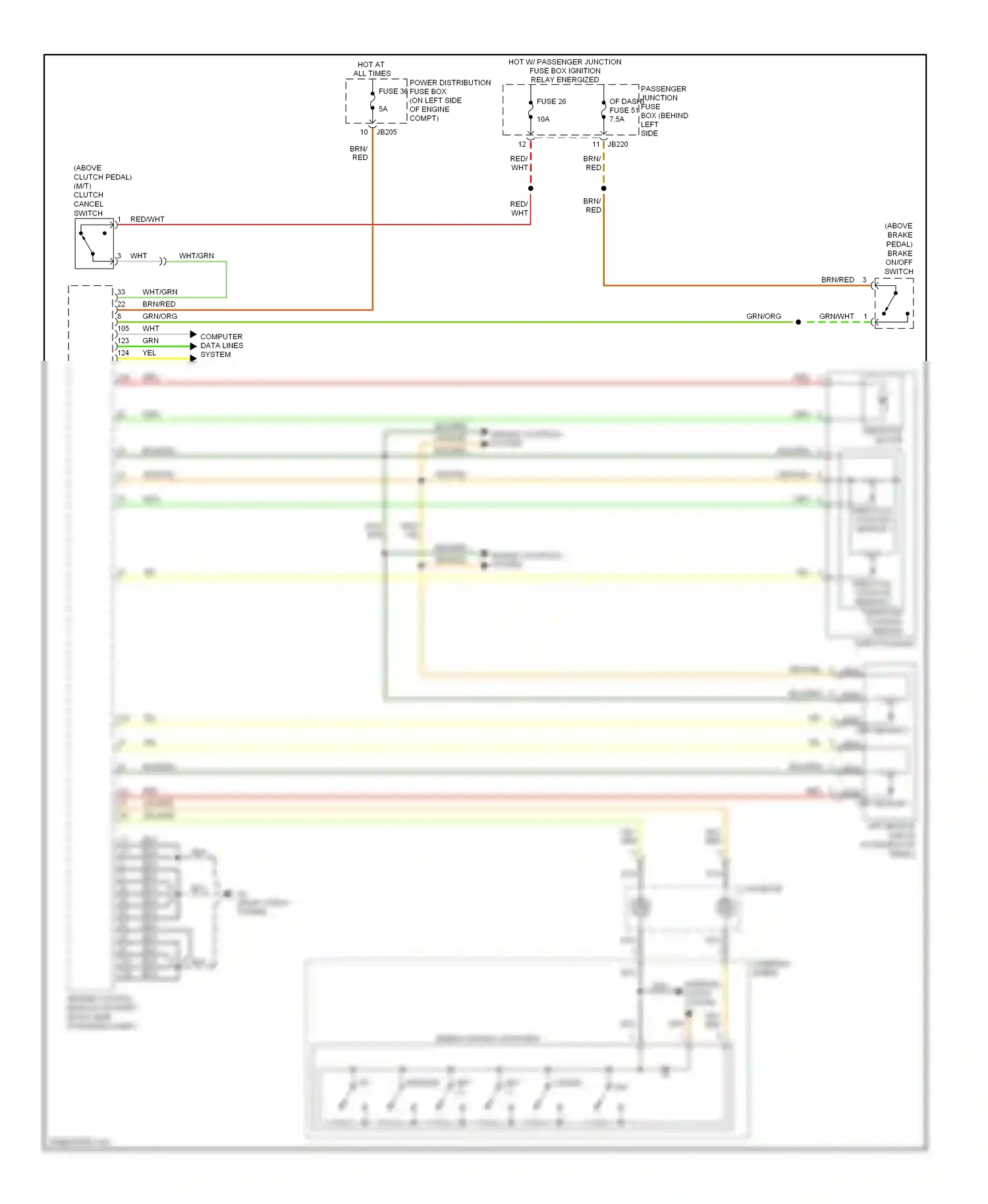 Jaguar X-type I (2001-2009) computer data lines system wiring diagram  (8 of 39)