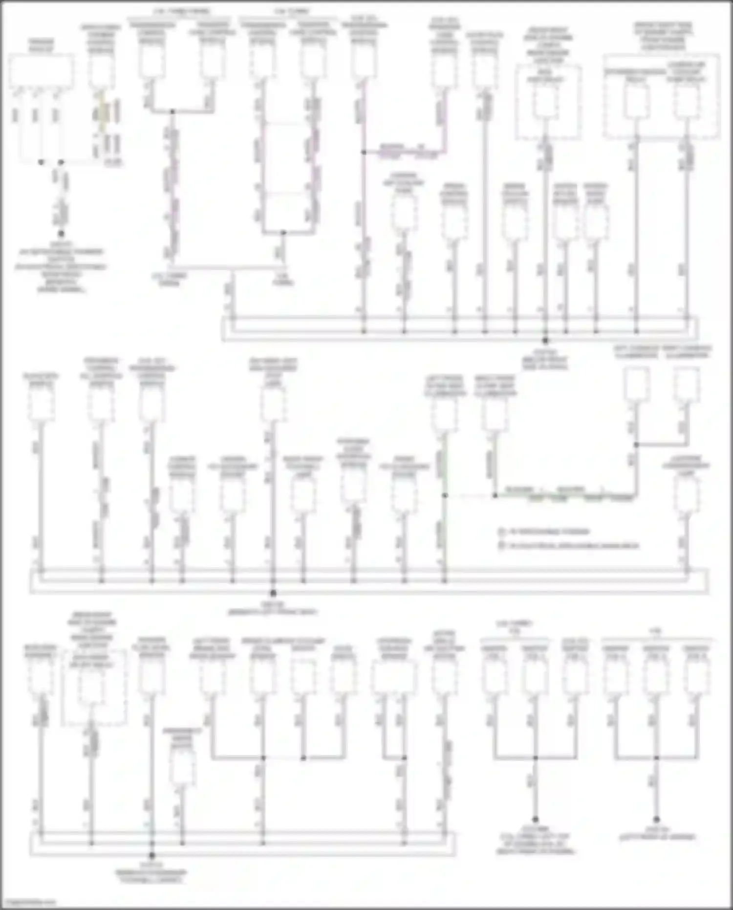 XE Jaguar I (2015-2019): Ground distribution circuit (4 of 5)