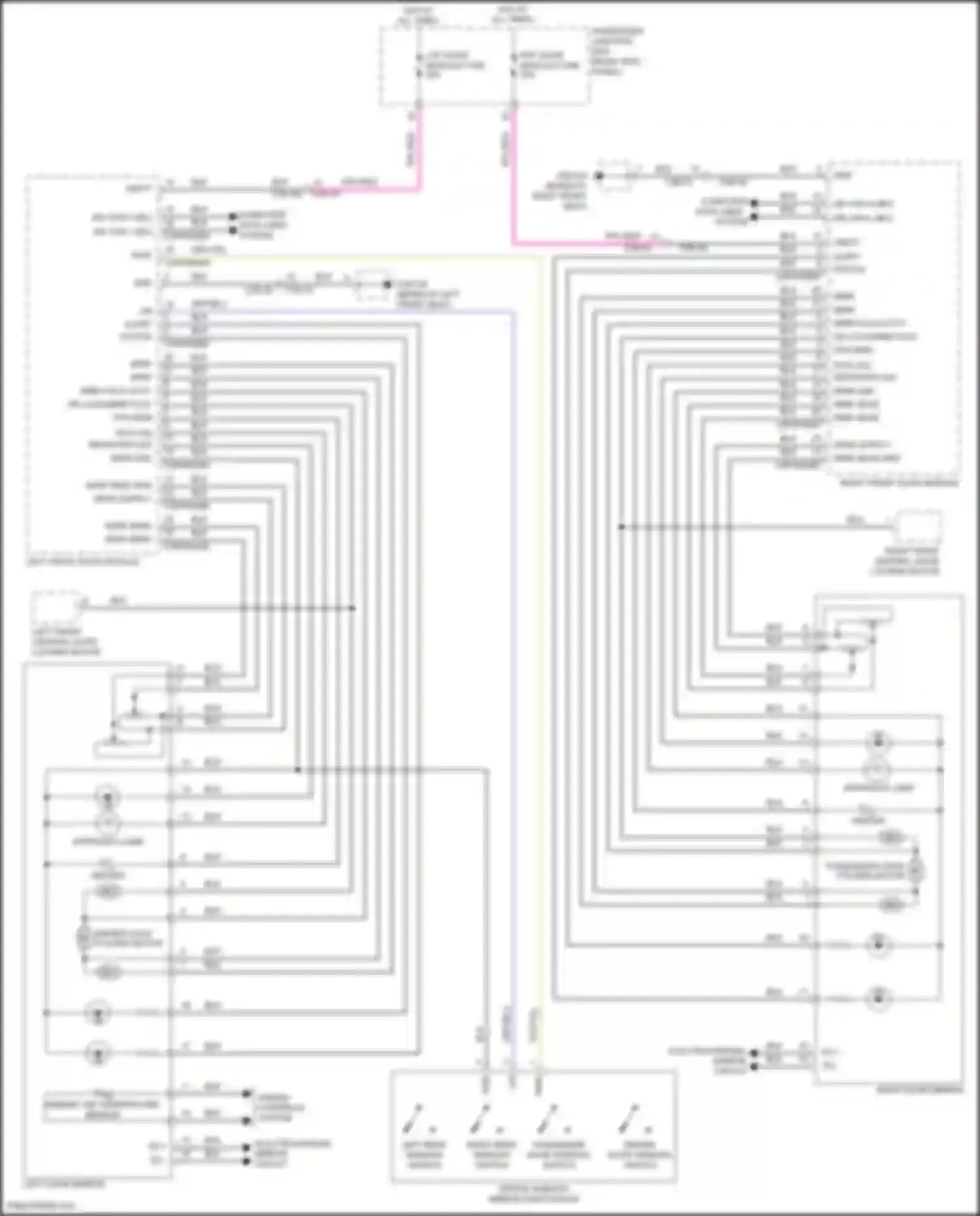 Car Wiring Diagrams for XE Jaguar I (2015-2019): Power mirrors circuit