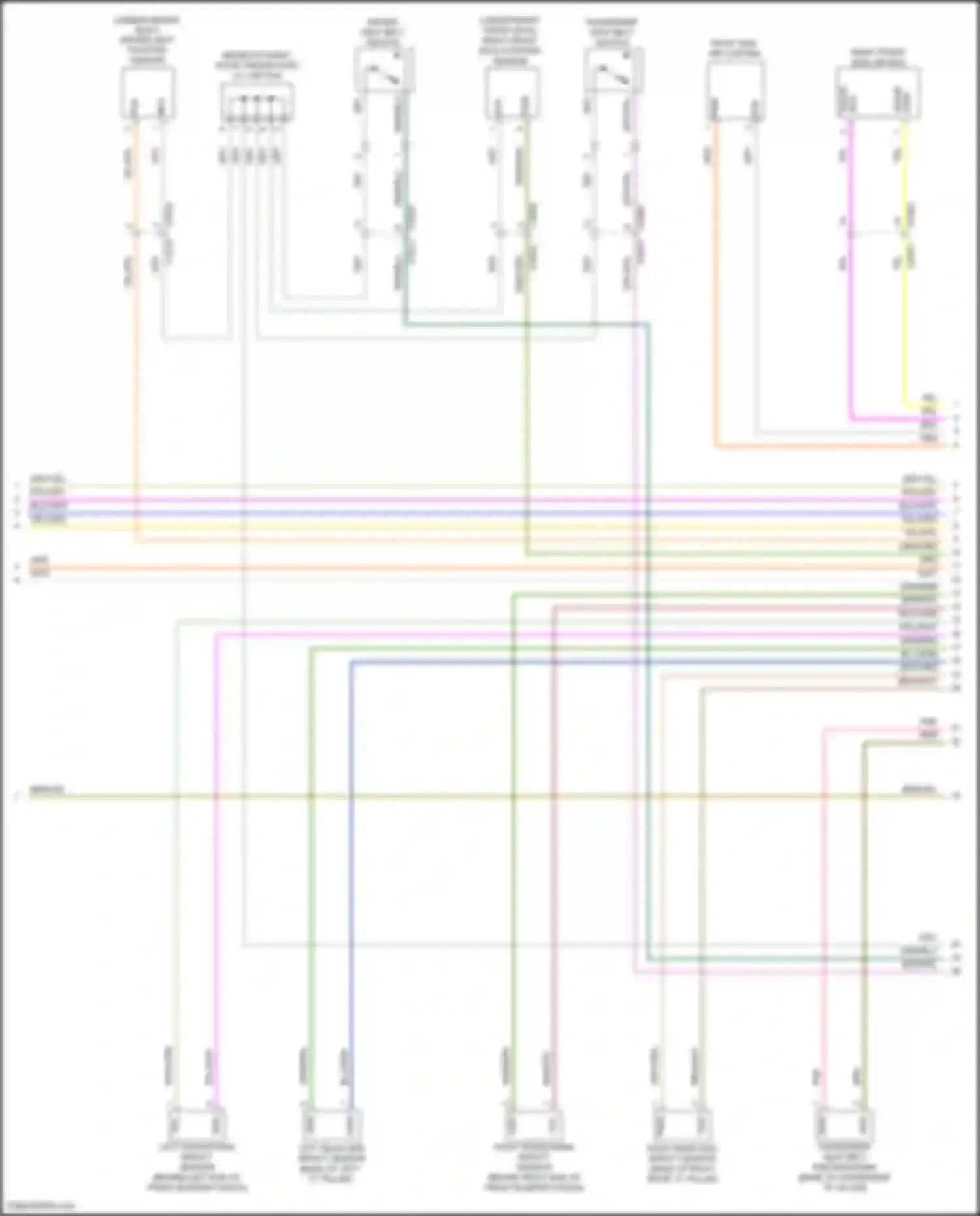 XE Jaguar I (2015-2019): Supplemental restraints circuit (3 of 4)