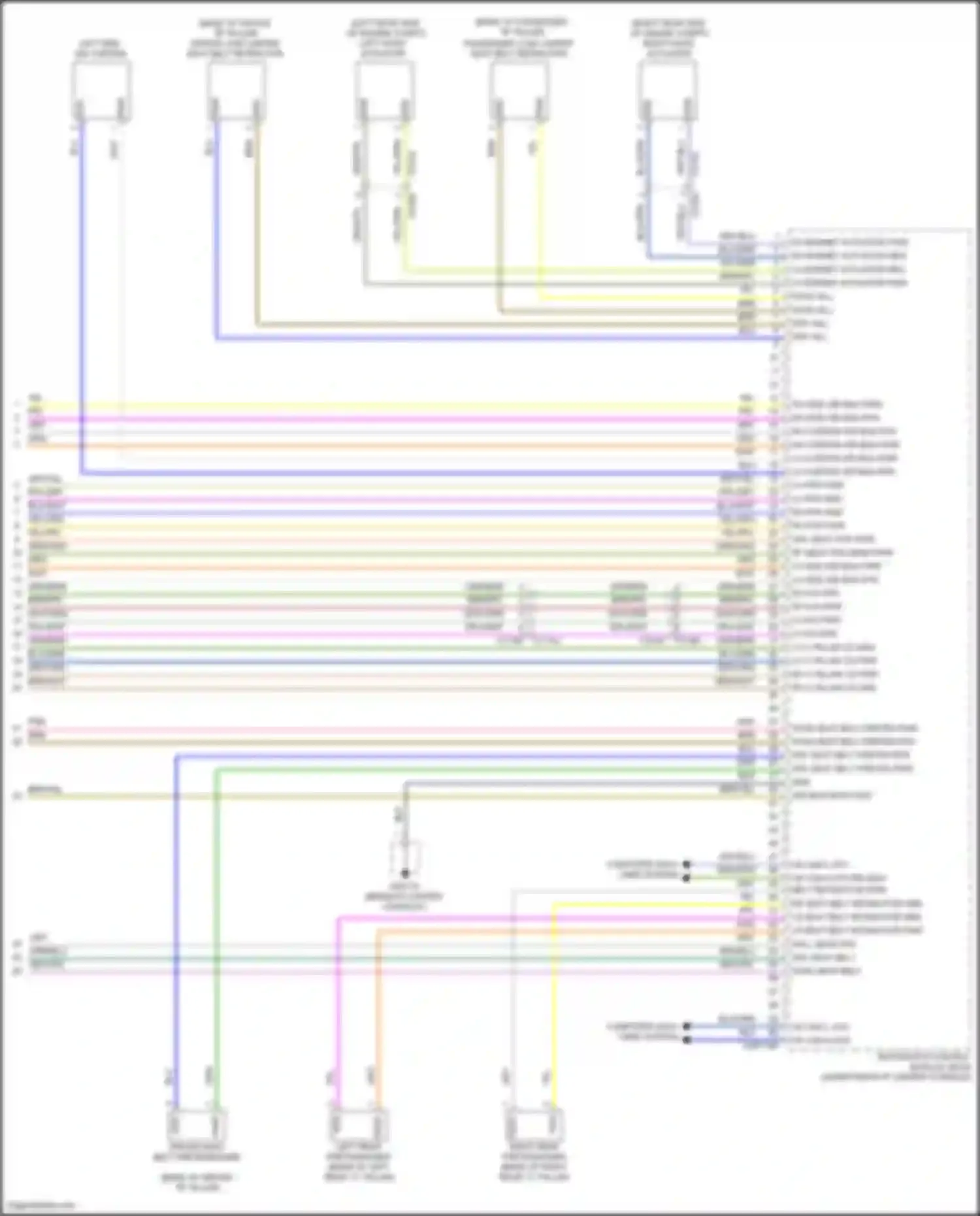XE Jaguar I (2015-2019): Supplemental restraints circuit (4 of 4)