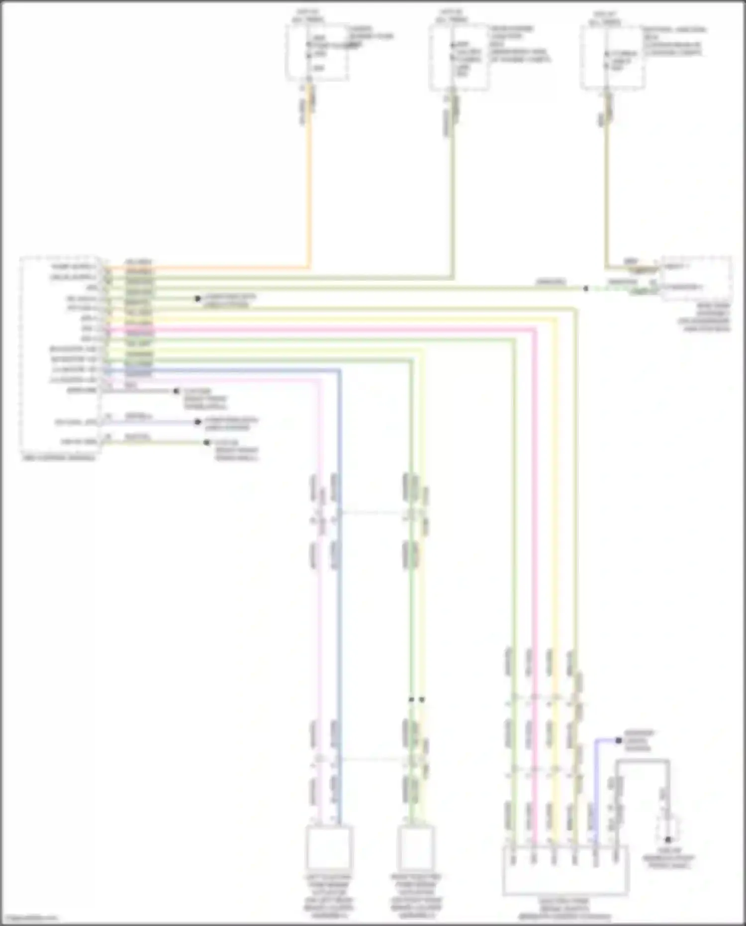 Wiring diagram abs control module for Jaguar XE I (2015-2019) (7 of 8)