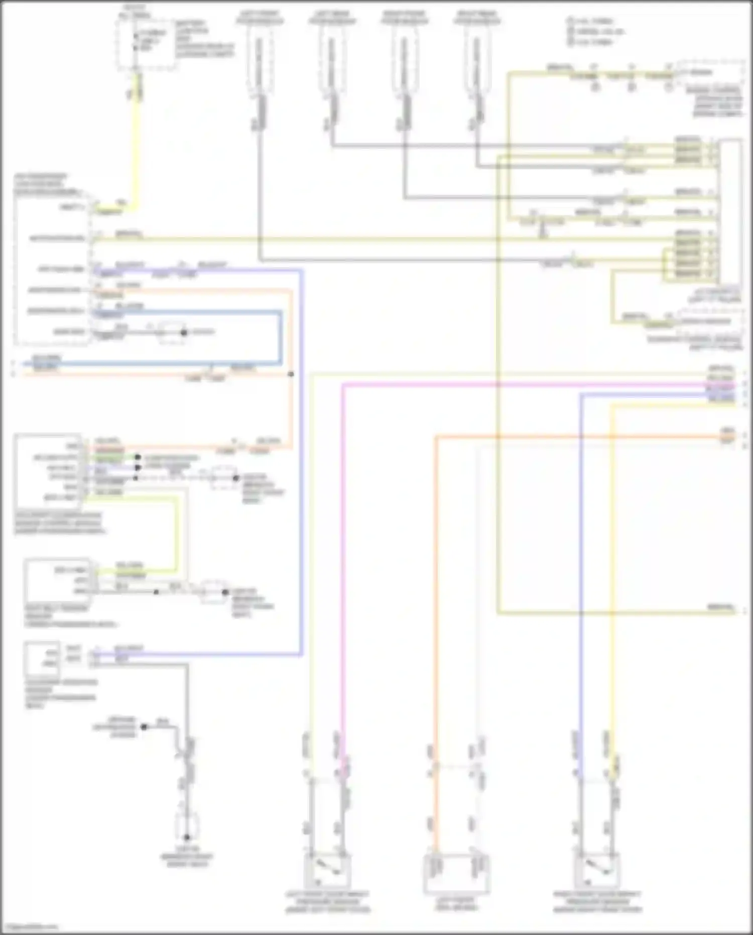 Wiring diagram bcm-gwm assembly for Jaguar XE I (2015-2019) (29 of 46)
