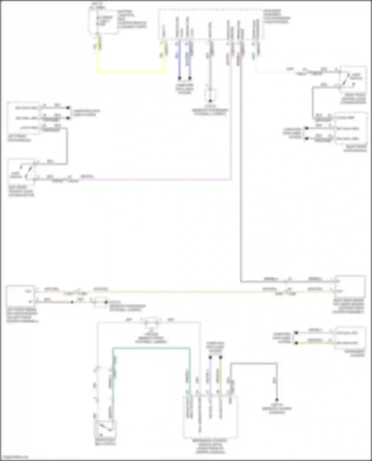 Wiring diagram bcm-gwm assembly for Jaguar XE I (2015-2019) (19 of 46)