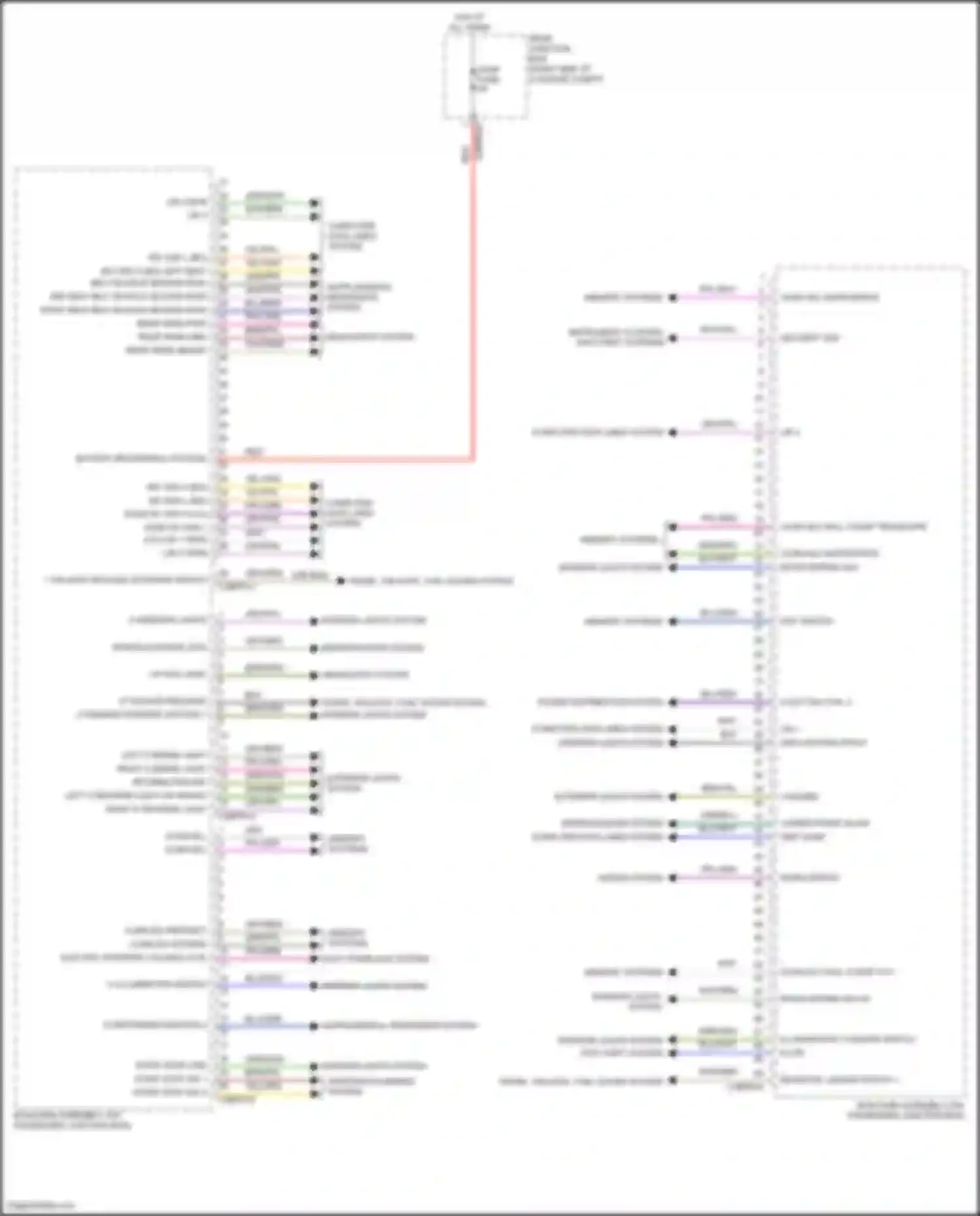 Wiring diagram clmn adj hall count tilt for Jaguar XE I (2015-2019) (1 of 3)