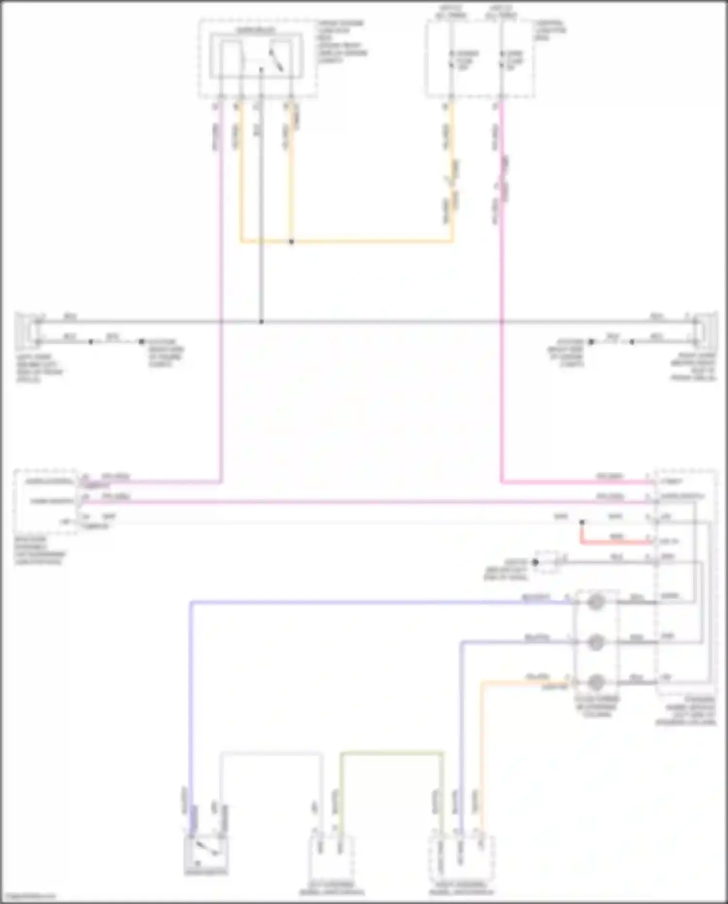 Wiring diagram clock- spring for Jaguar XE I (2015-2019) (7 of 8)