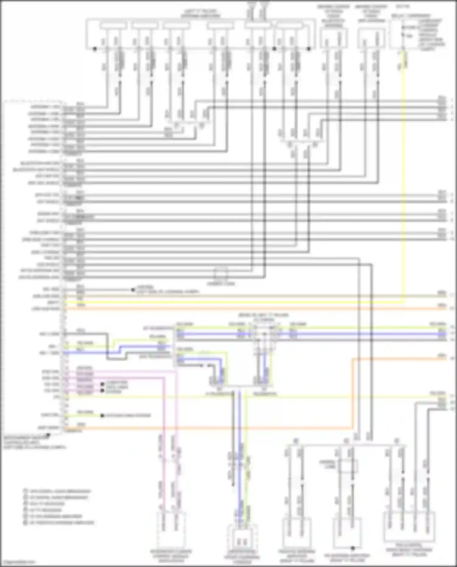 Wiring diagram computer data lines system for Jaguar XE I (2015-2019) (27 of 82)