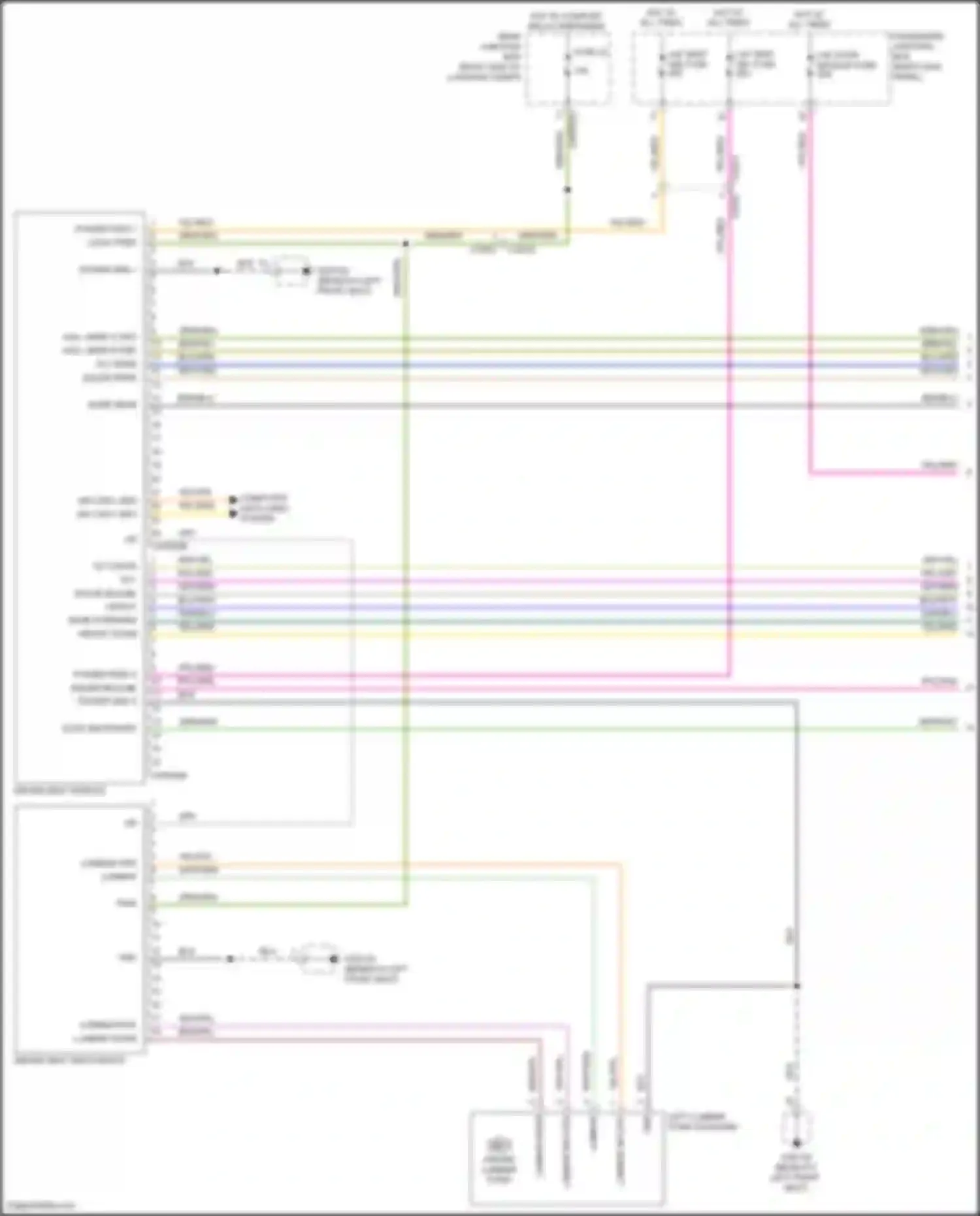 Wiring diagram computer data lines system for Jaguar XE I (2015-2019) (31 of 82)