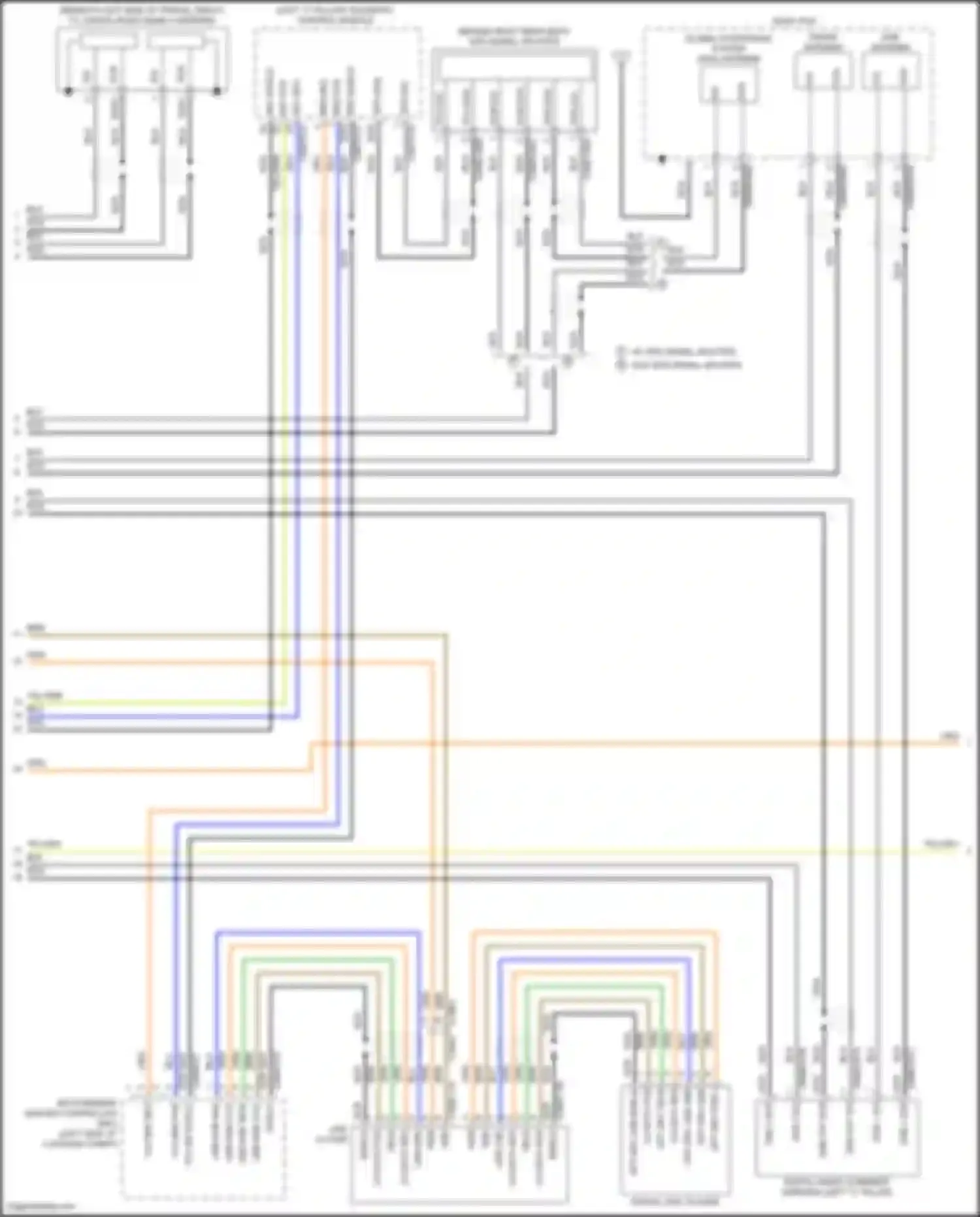 Wiring diagram dab 3 scr for Jaguar XE I (2015-2019) (1 of 2)