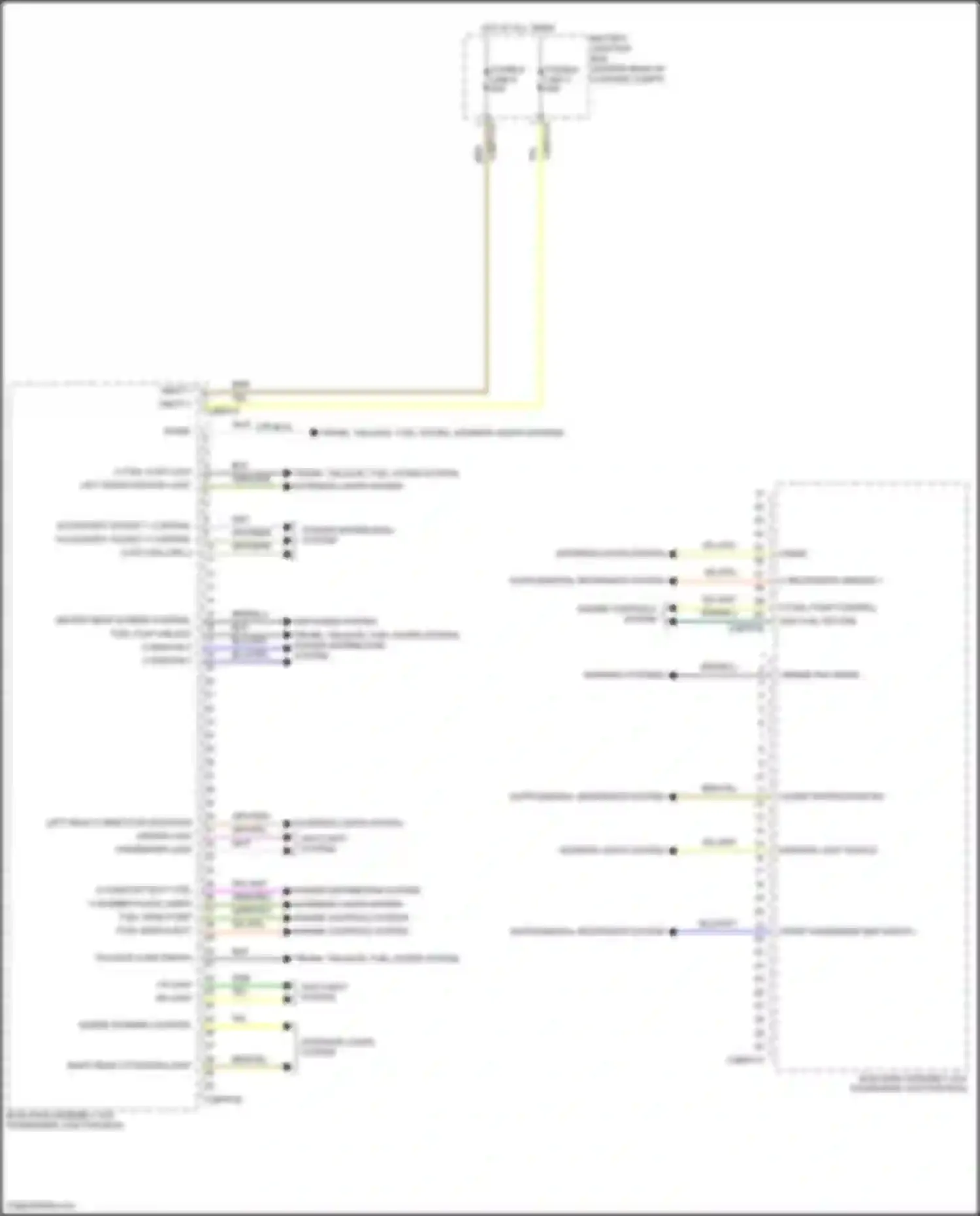 Wiring diagram defogger system for Jaguar XE I (2015-2019) (1 of 2)