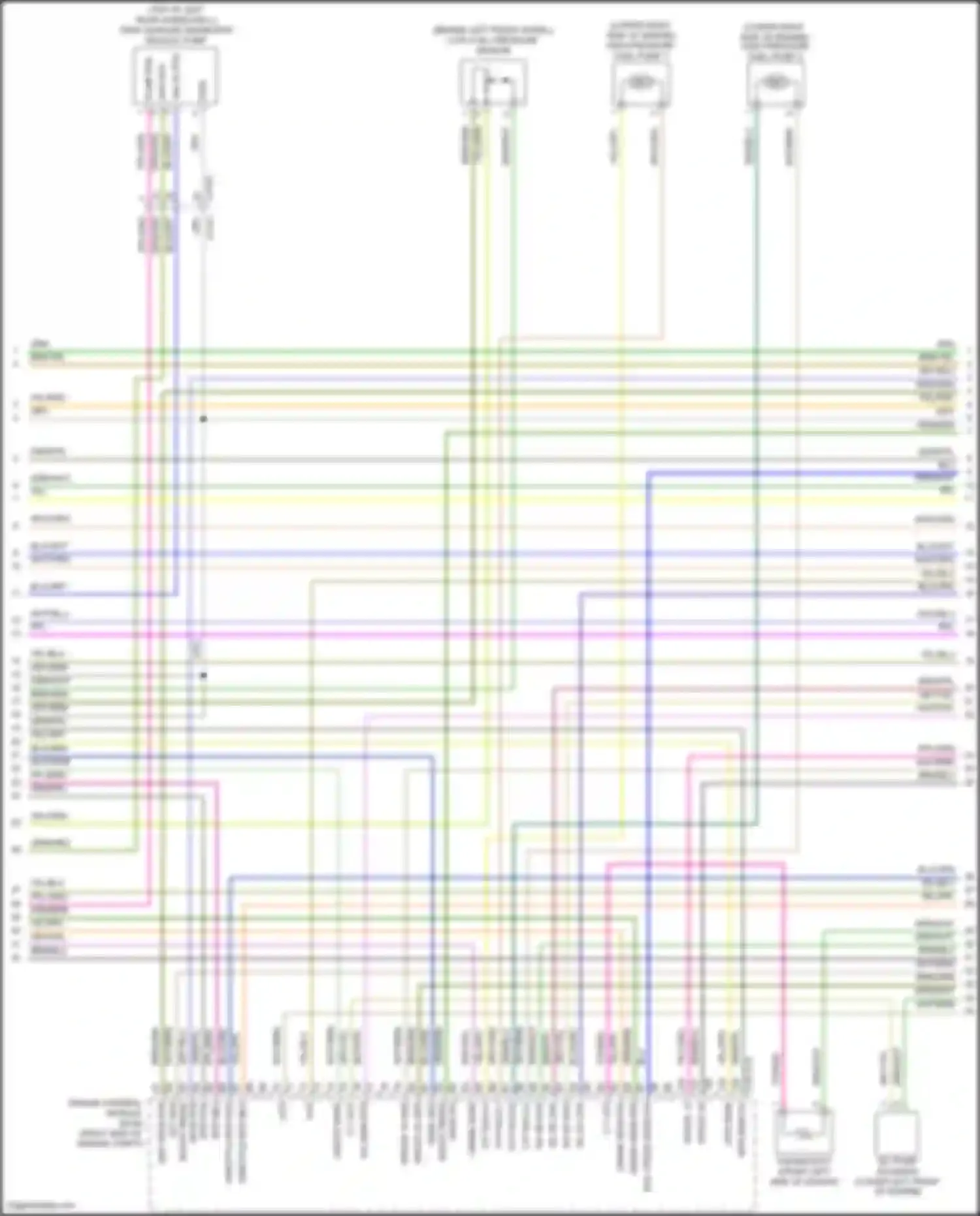 Wiring diagram ect rtn for Jaguar XE I (2015-2019) (1 of 1)