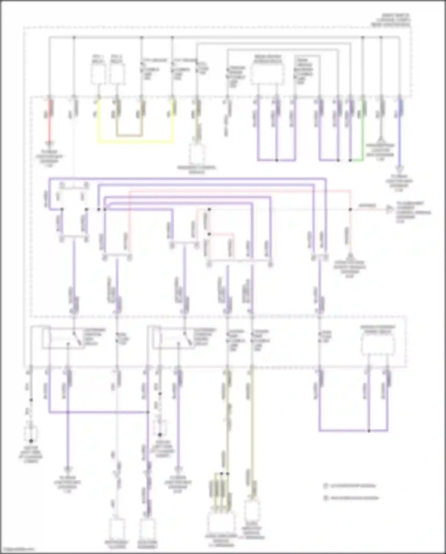 Wiring diagram extended ignition mini relay for Jaguar XE I (2015-2019) (1 of 1)
