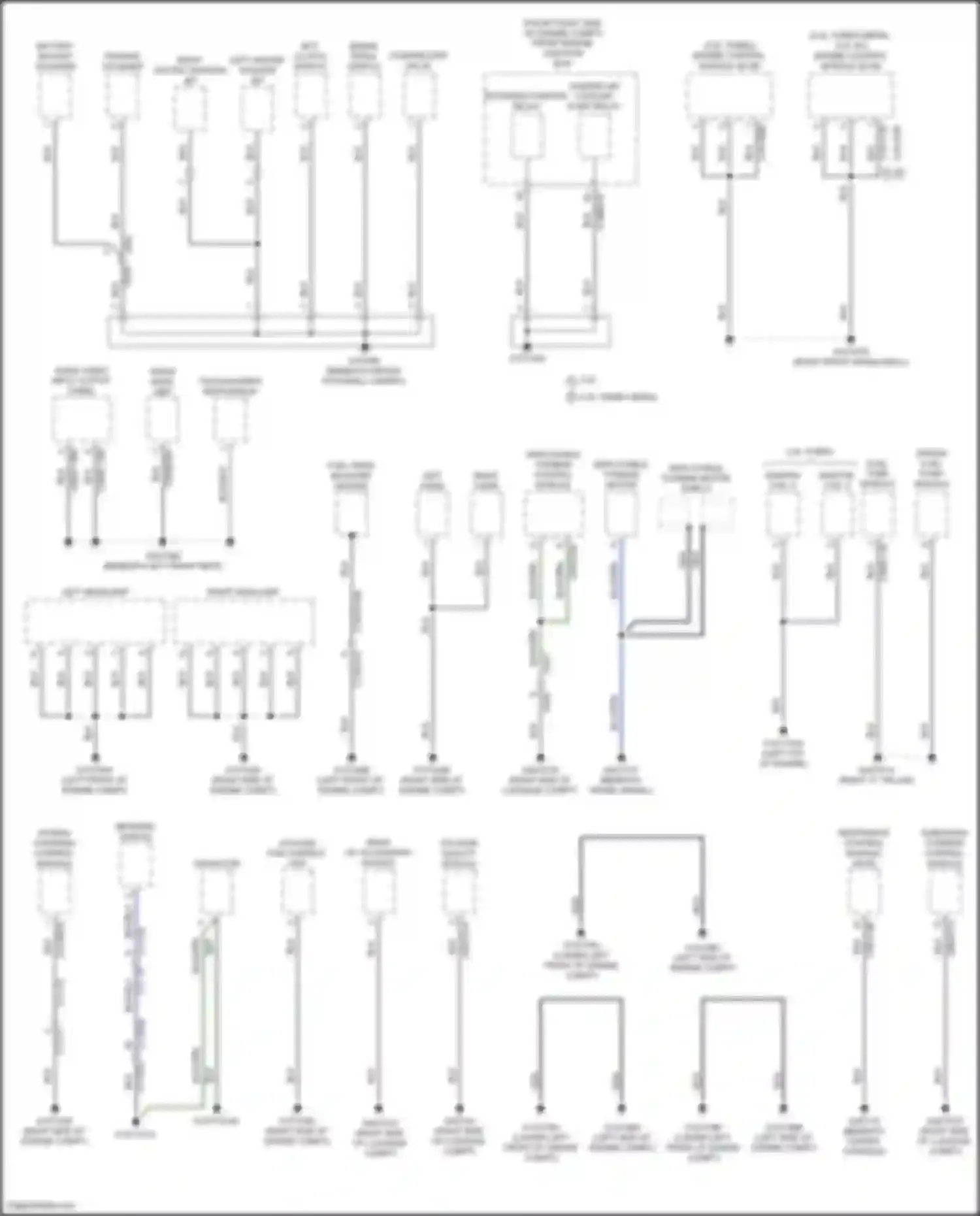 Wiring diagram extended ignition relay for Jaguar XE I (2015-2019) (3 of 5)
