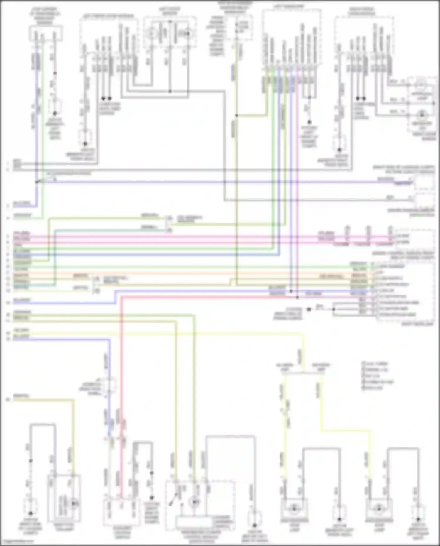 Wiring diagram hazard warning switch for Jaguar XE I (2015-2019) (1 of 1)