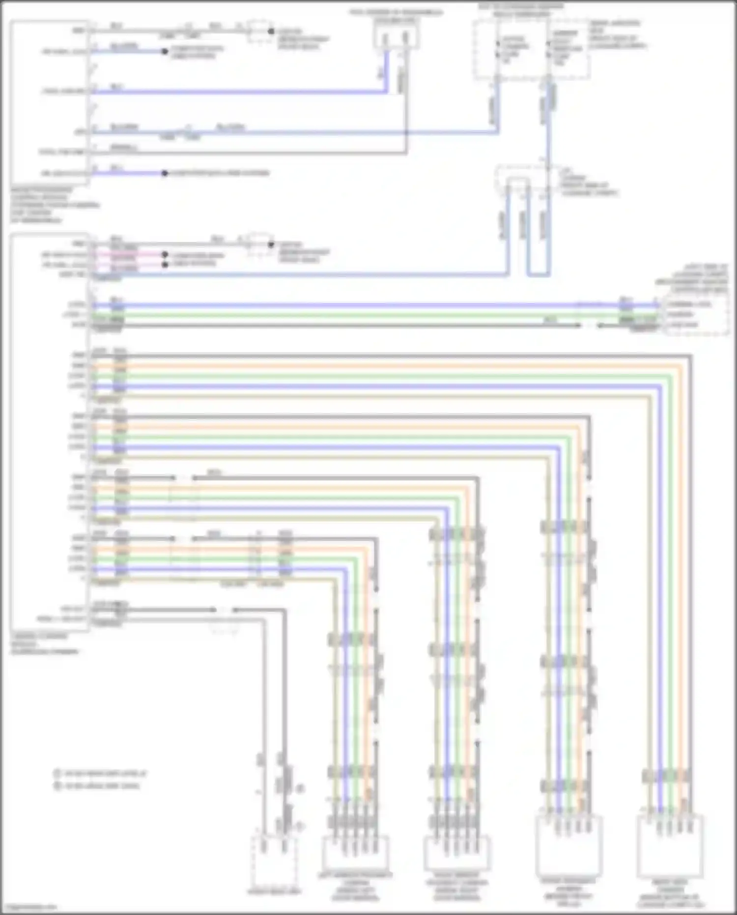 Wiring diagram image processing control module for Jaguar XE I (2015-2019) (3 of 4)
