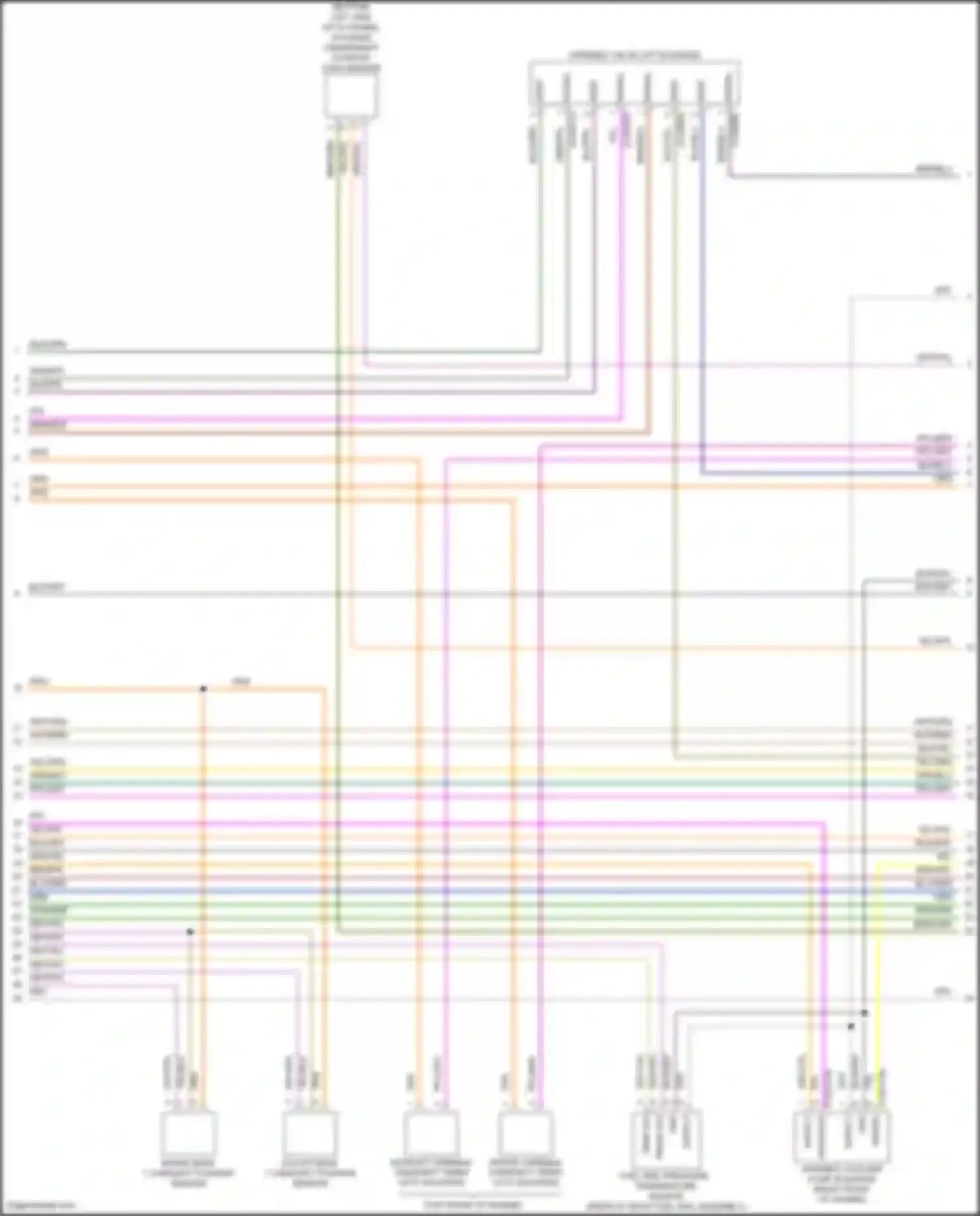 Wiring diagram intake bank 1 camshaft position sensor for Jaguar XE I (2015-2019) (1 of 1)