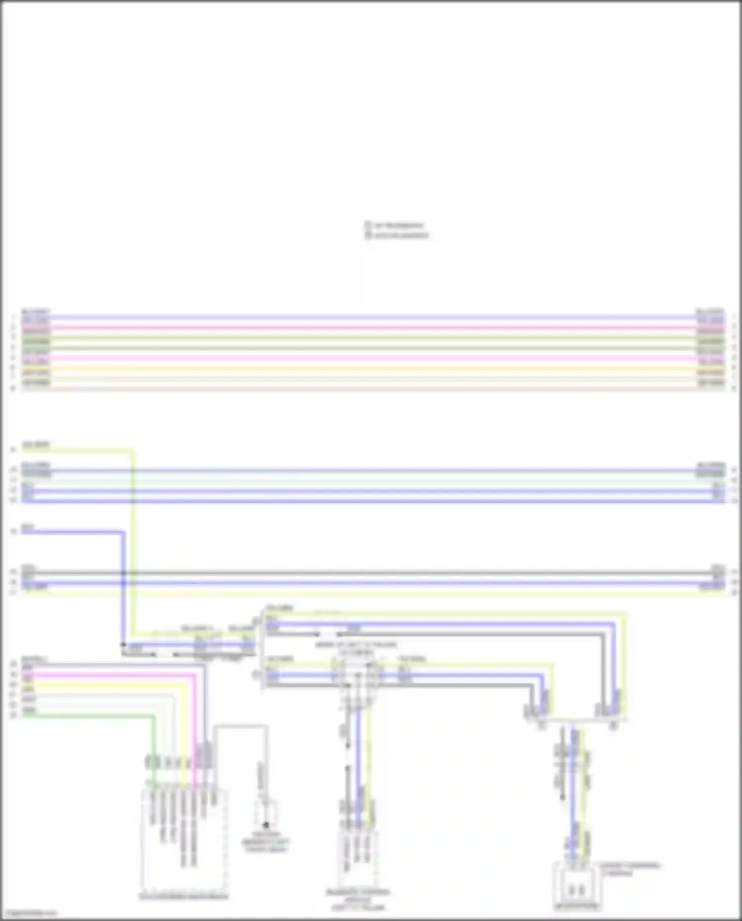 Wiring diagram left "c" pillar) for Jaguar XE I (2015-2019) (1 of 12)