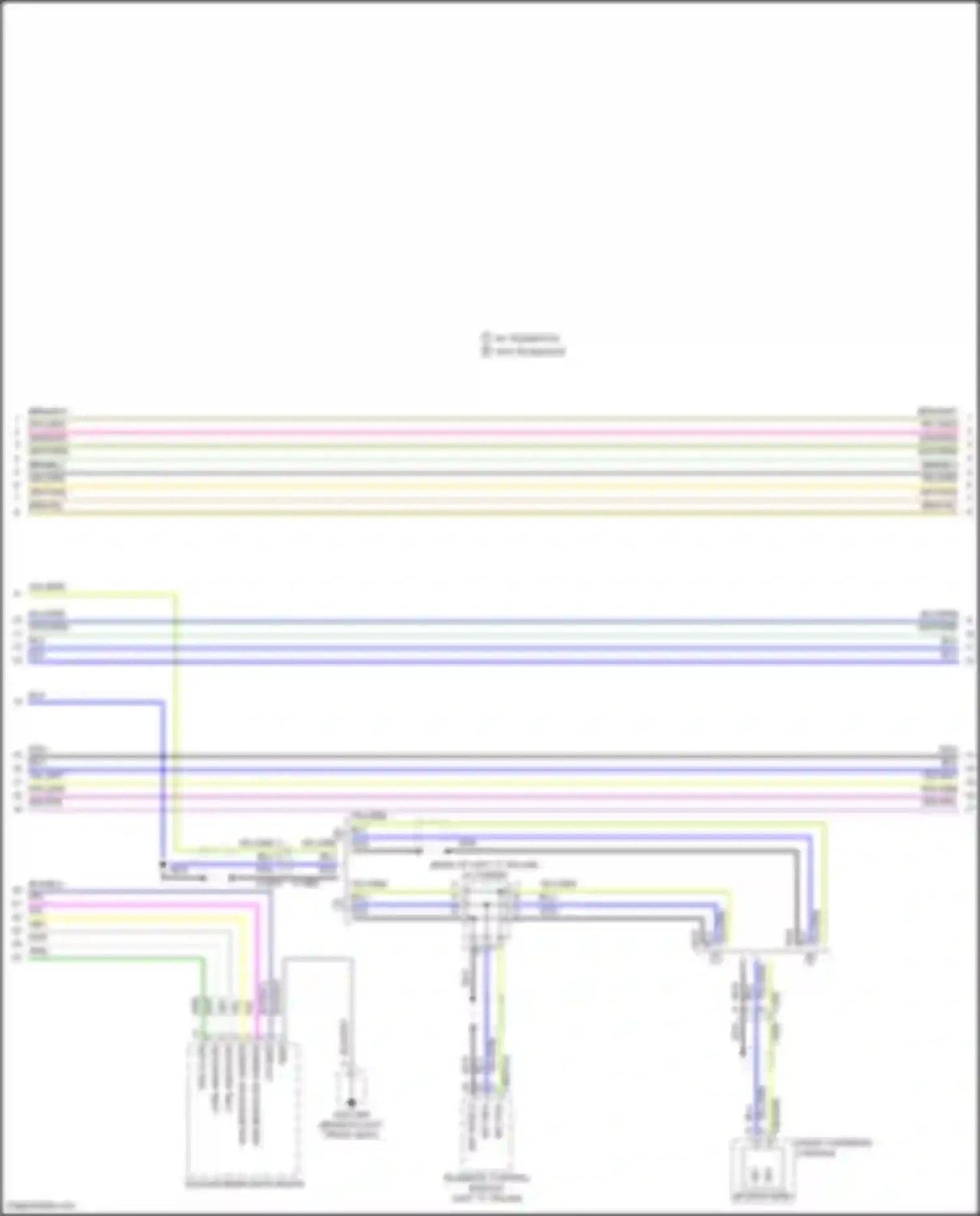 Wiring diagram left "c" pillar) for Jaguar XE I (2015-2019) (7 of 12)