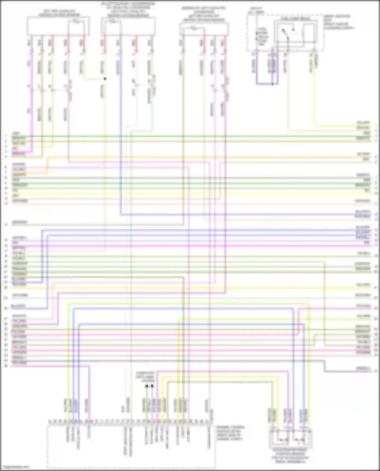 Wiring diagram left pre catalyst heated oxygen sensor for Jaguar XE I (2015-2019) (1 of 1)