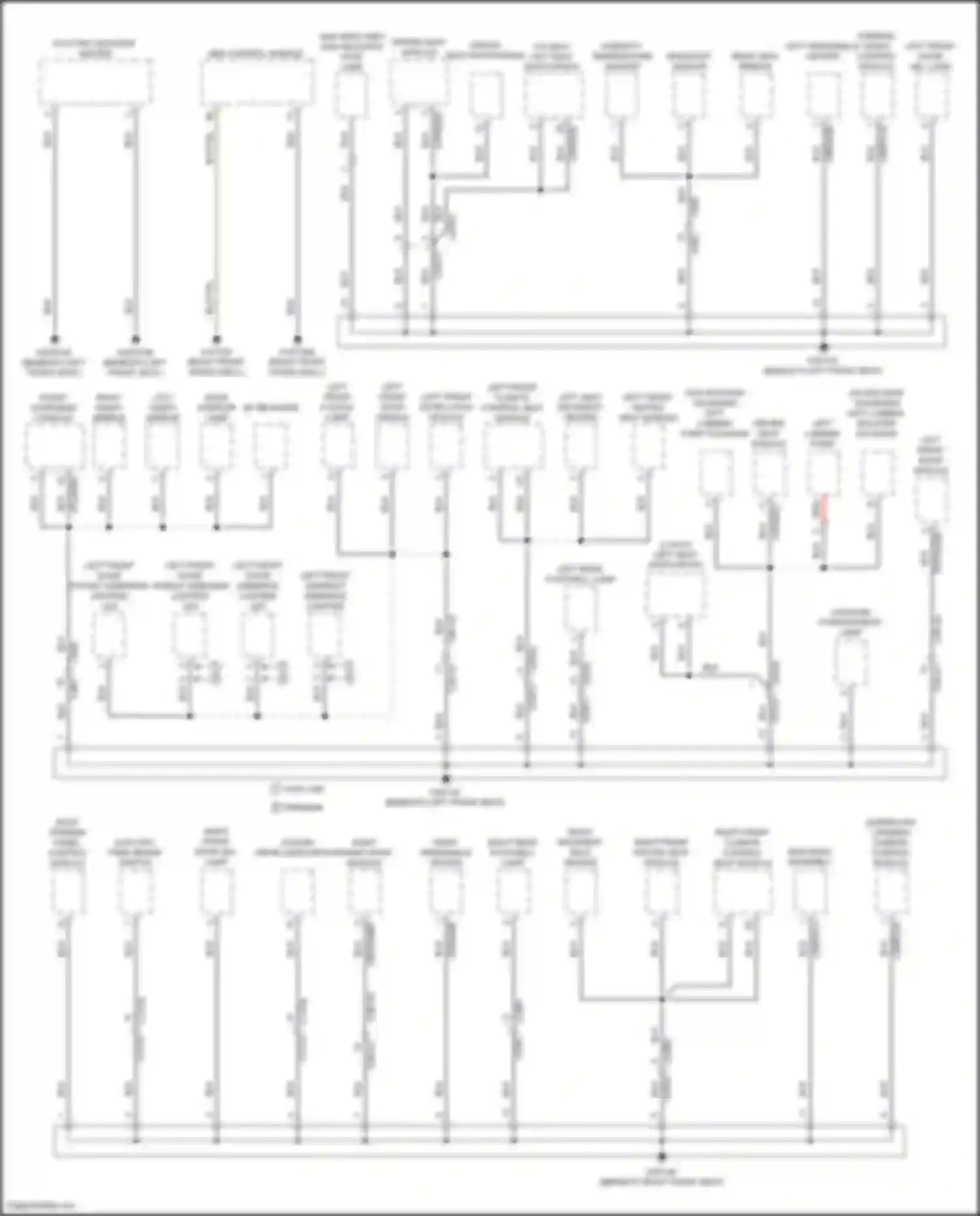 Wiring diagram parking assist control module for Jaguar XE I (2015-2019) (2 of 3)