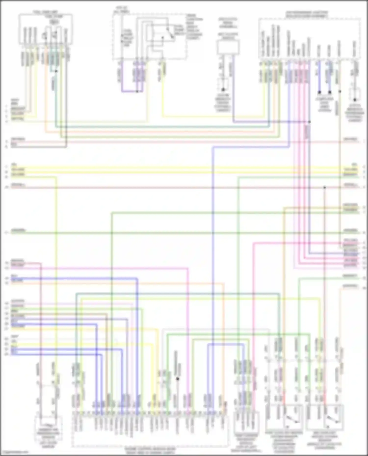 Wiring diagram post catalyst heated oxygen sensor for Jaguar XE I (2015-2019) (1 of 1)