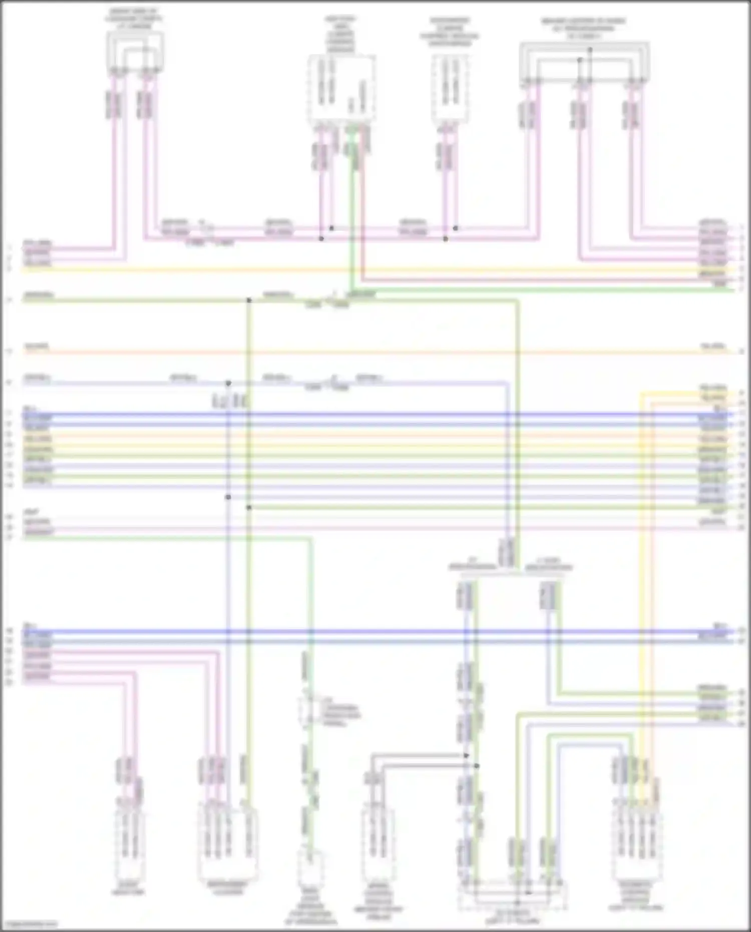 Wiring diagram rain/ light sensor for Jaguar XE I (2015-2019) (1 of 1)