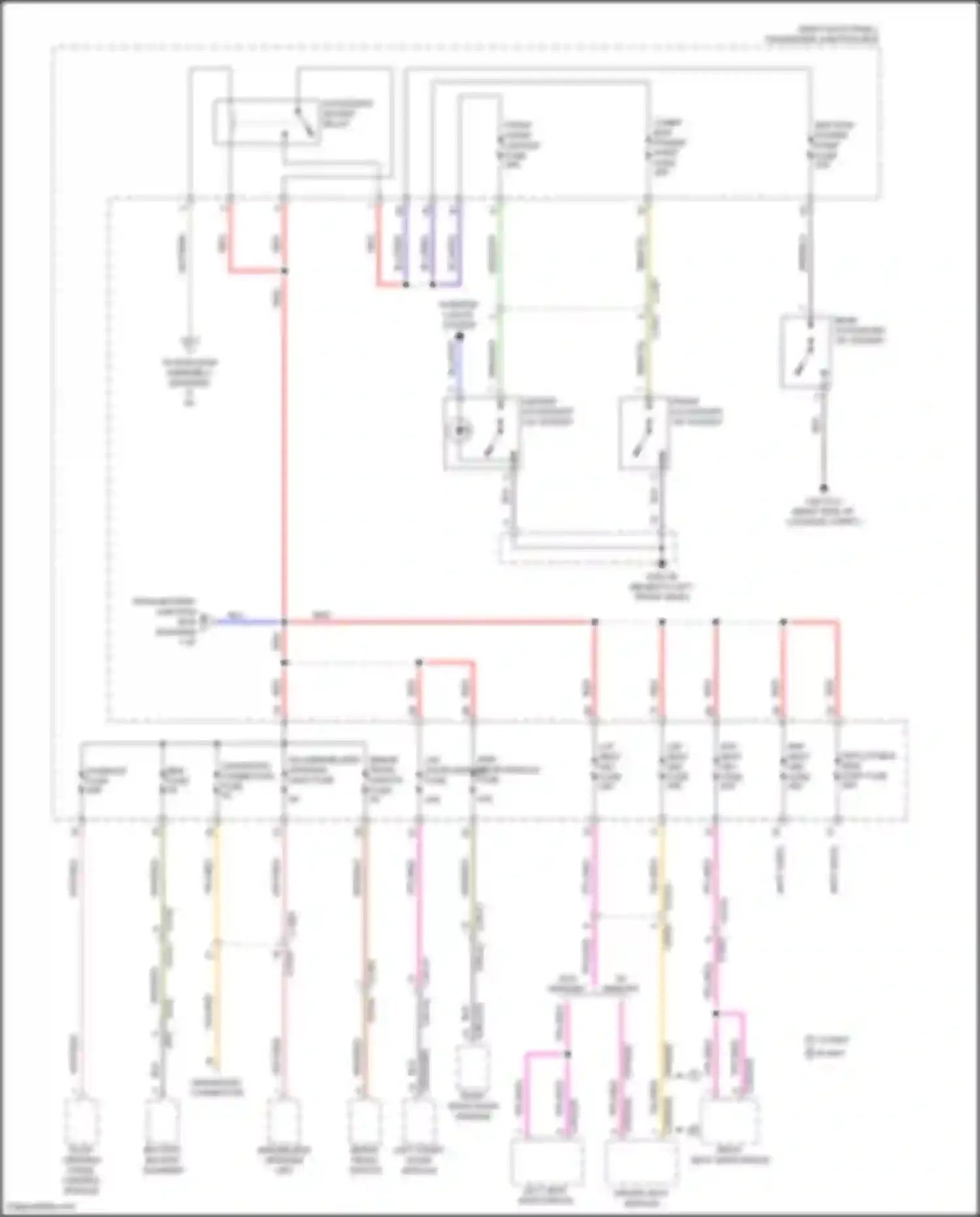 Wiring diagram rhr door module fuse for Jaguar XE I (2015-2019) (1 of 2)