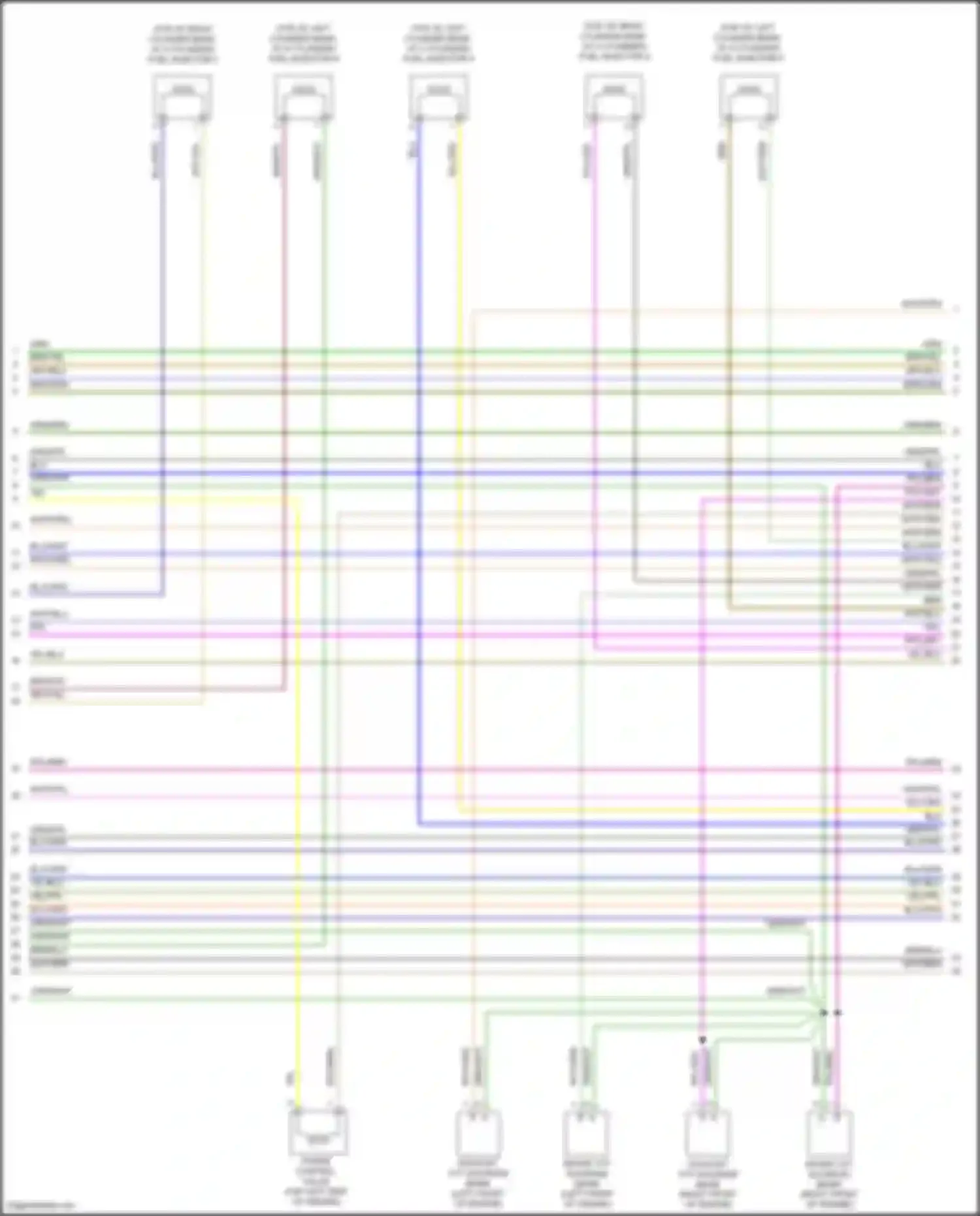 Wiring diagram (right front of engine for Jaguar XE I (2015-2019) (9 of 9)
