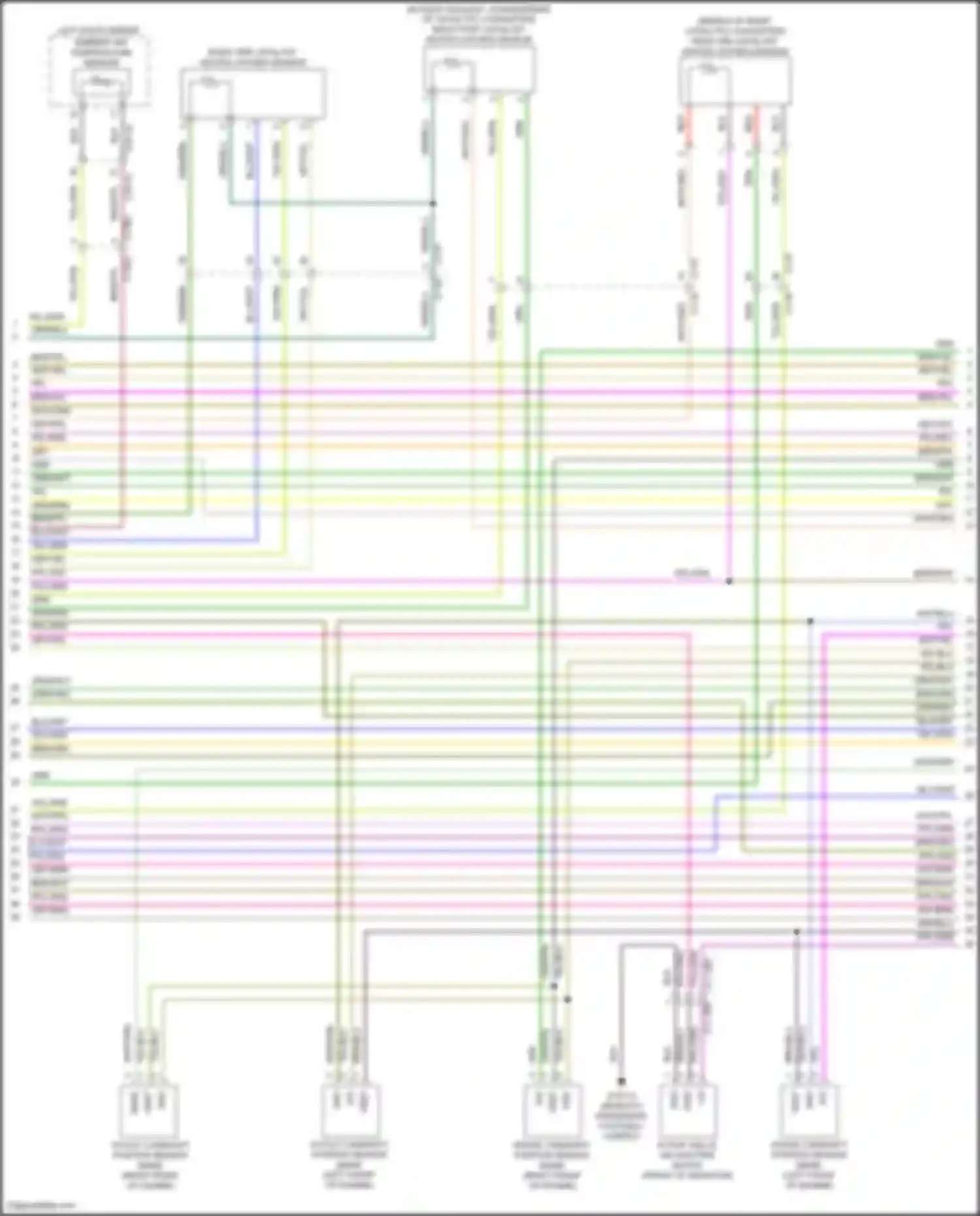 Wiring diagram right post catalyst heated oxygen sensor for Jaguar XE I (2015-2019) (1 of 1)