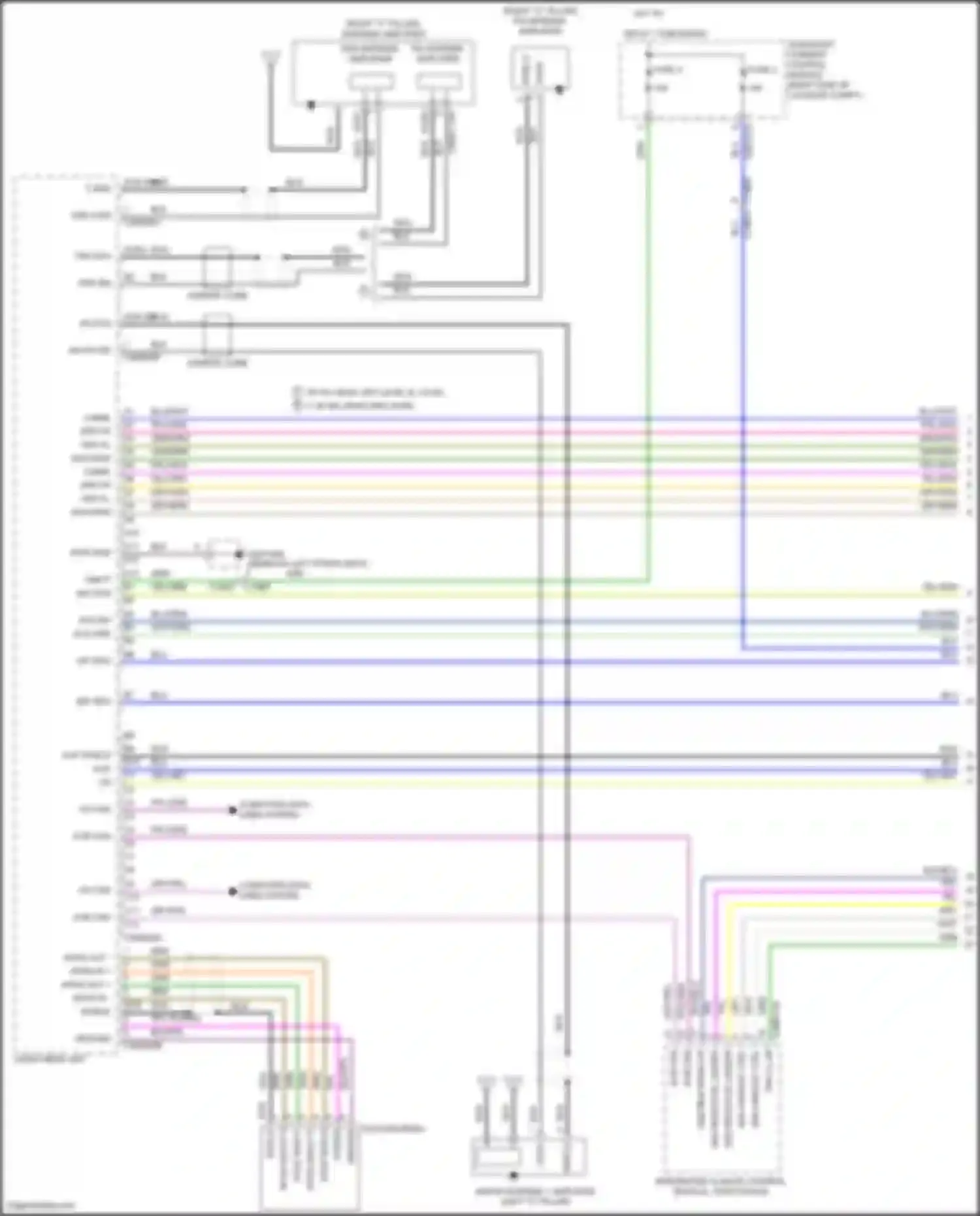 Wiring diagram sss variant ctrl a for Jaguar XE I (2015-2019) (1 of 3)