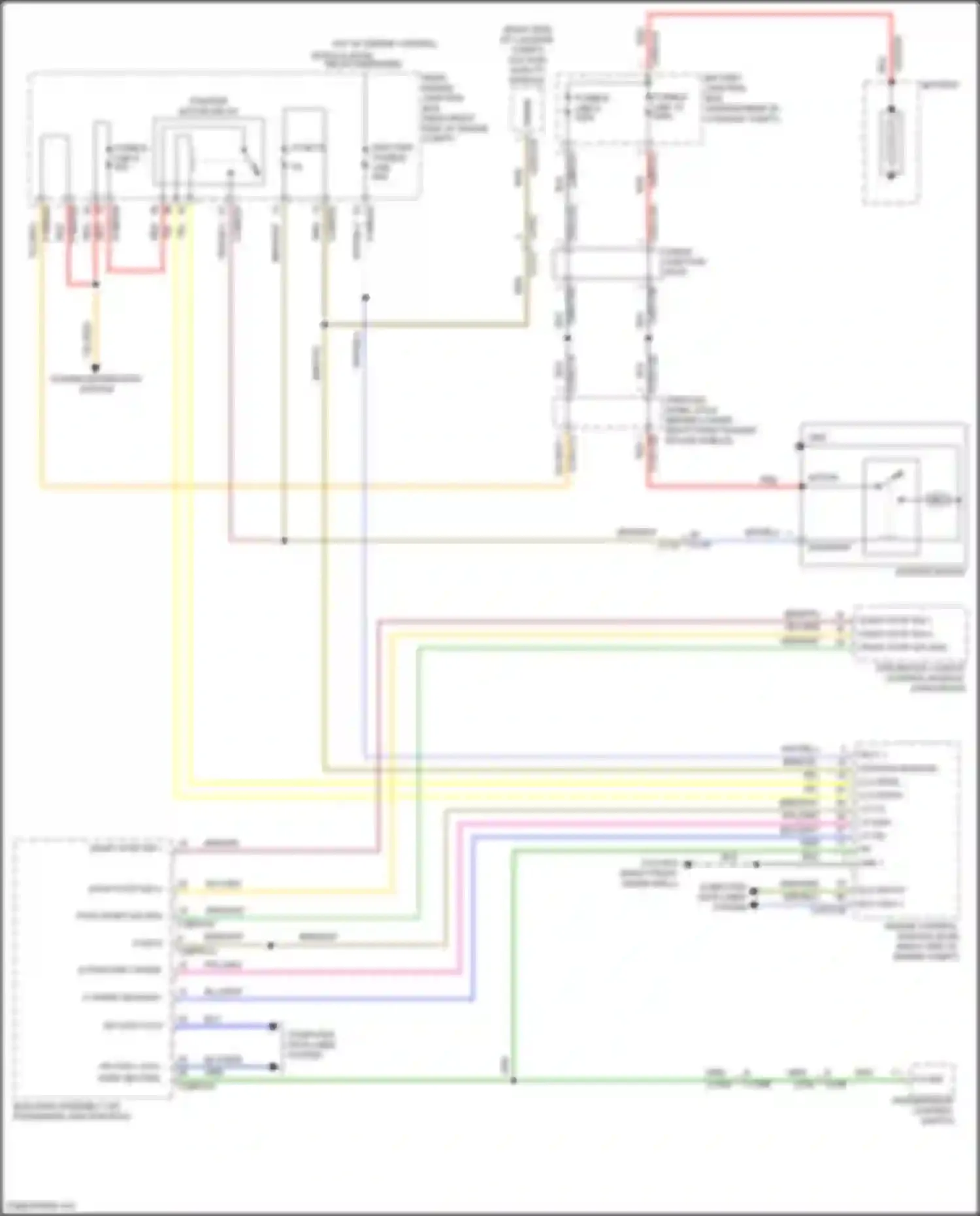 Wiring diagram starter monitor for Jaguar XE I (2015-2019) (1 of 2)