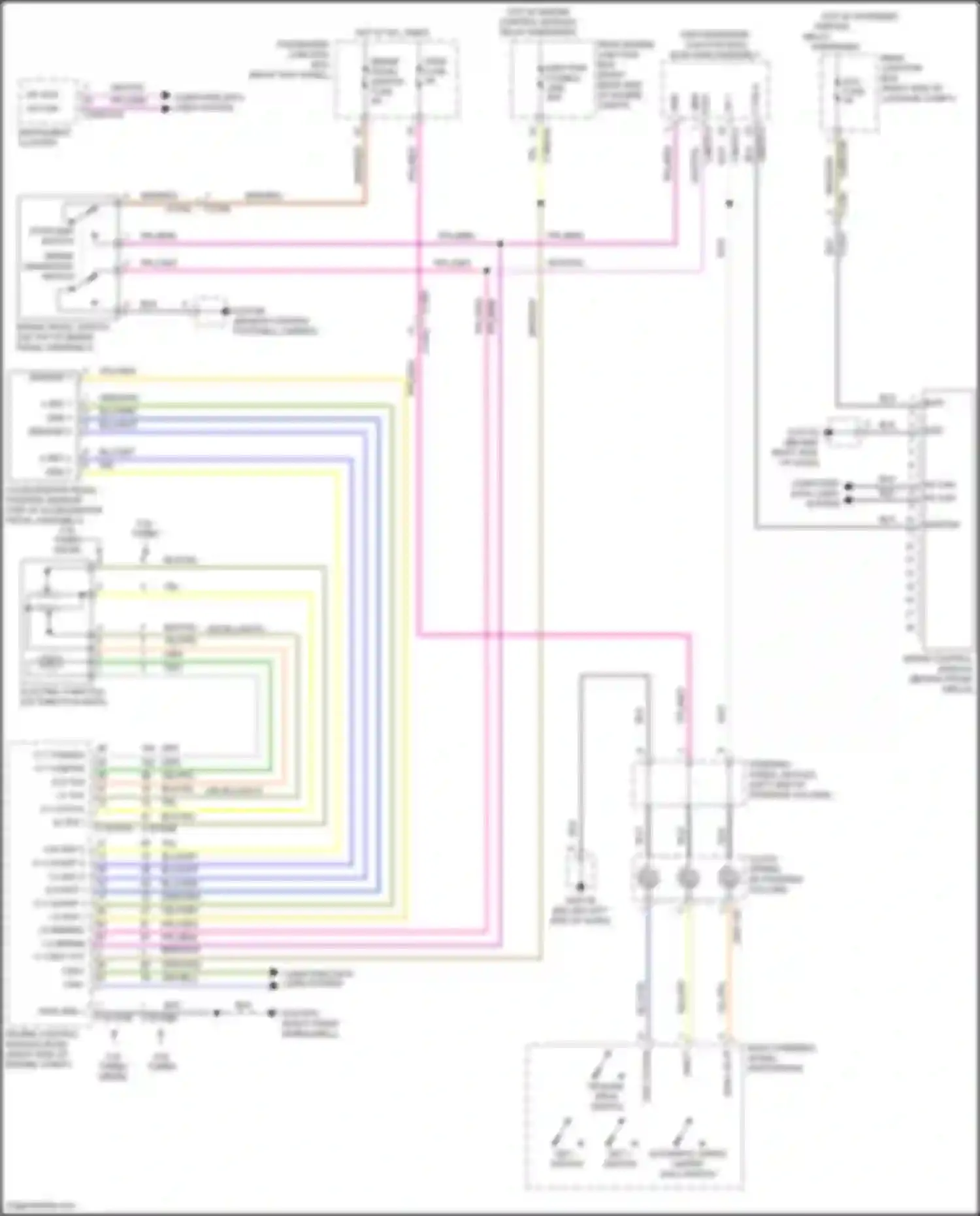 Wiring diagram stoplamp switch brake diagnostic switch for Jaguar XE I (2015-2019) (1 of 2)
