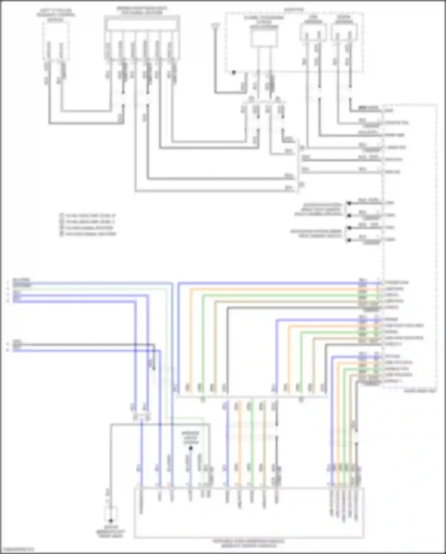 Wiring diagram telematic control module for Jaguar XE I (2015-2019) (11 of 11)