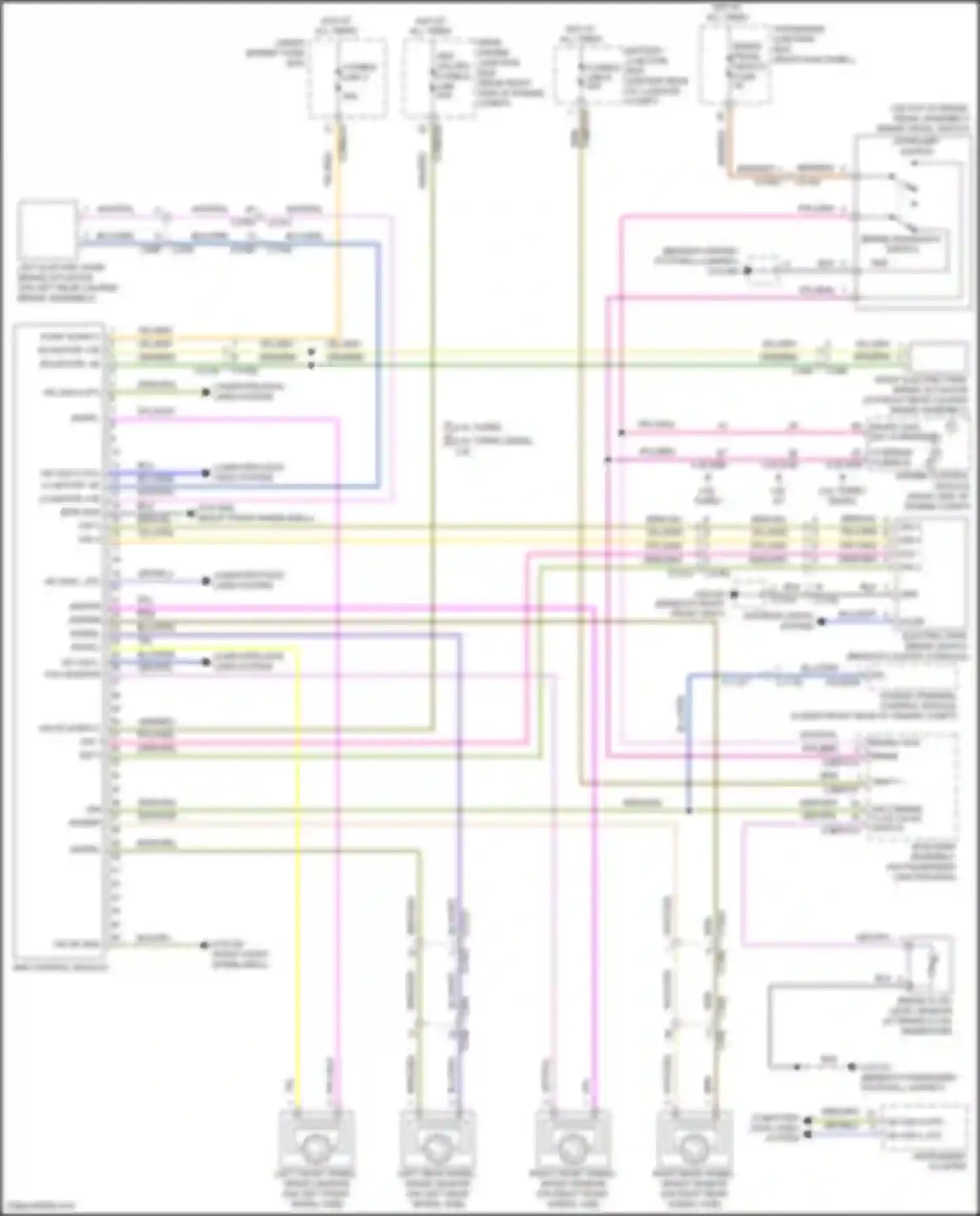 Wiring diagram under bonnet fuse box for Jaguar XE I (2015-2019) (1 of 2)