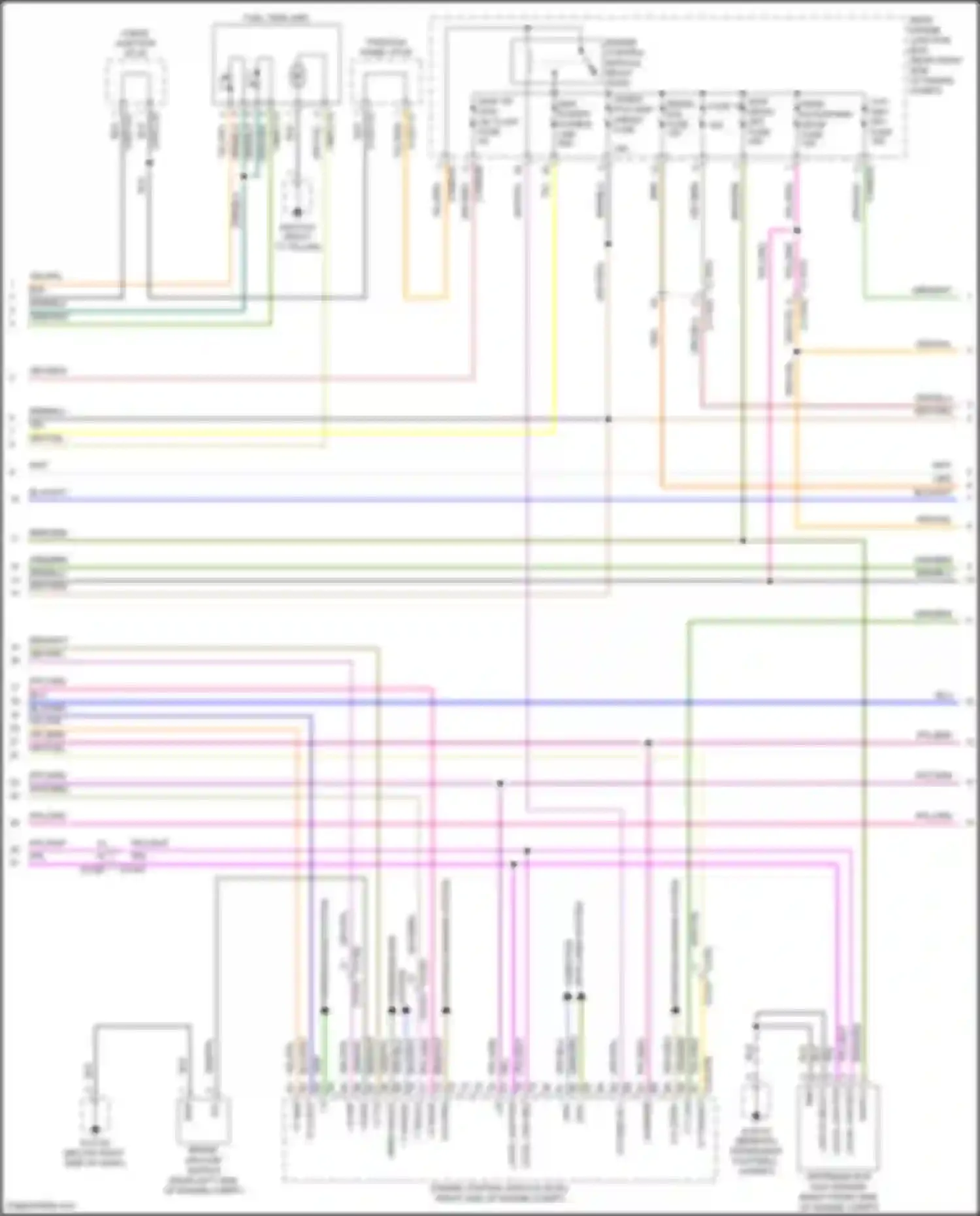 Wiring diagram upstream scr nox sensor for Jaguar XE I (2015-2019) (2 of 2)
