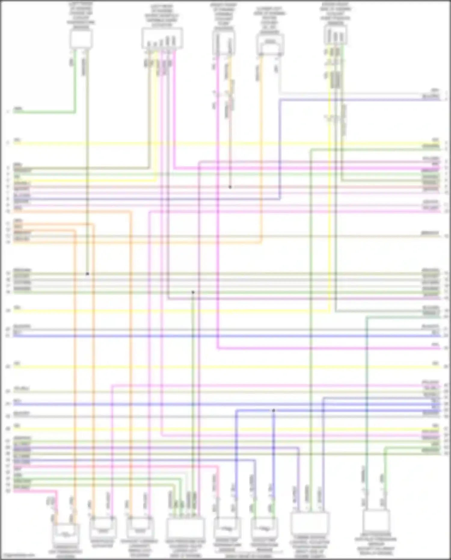 Wiring diagram variable coolant pump solenoid for Jaguar XE I (2015-2019) (2 of 2)